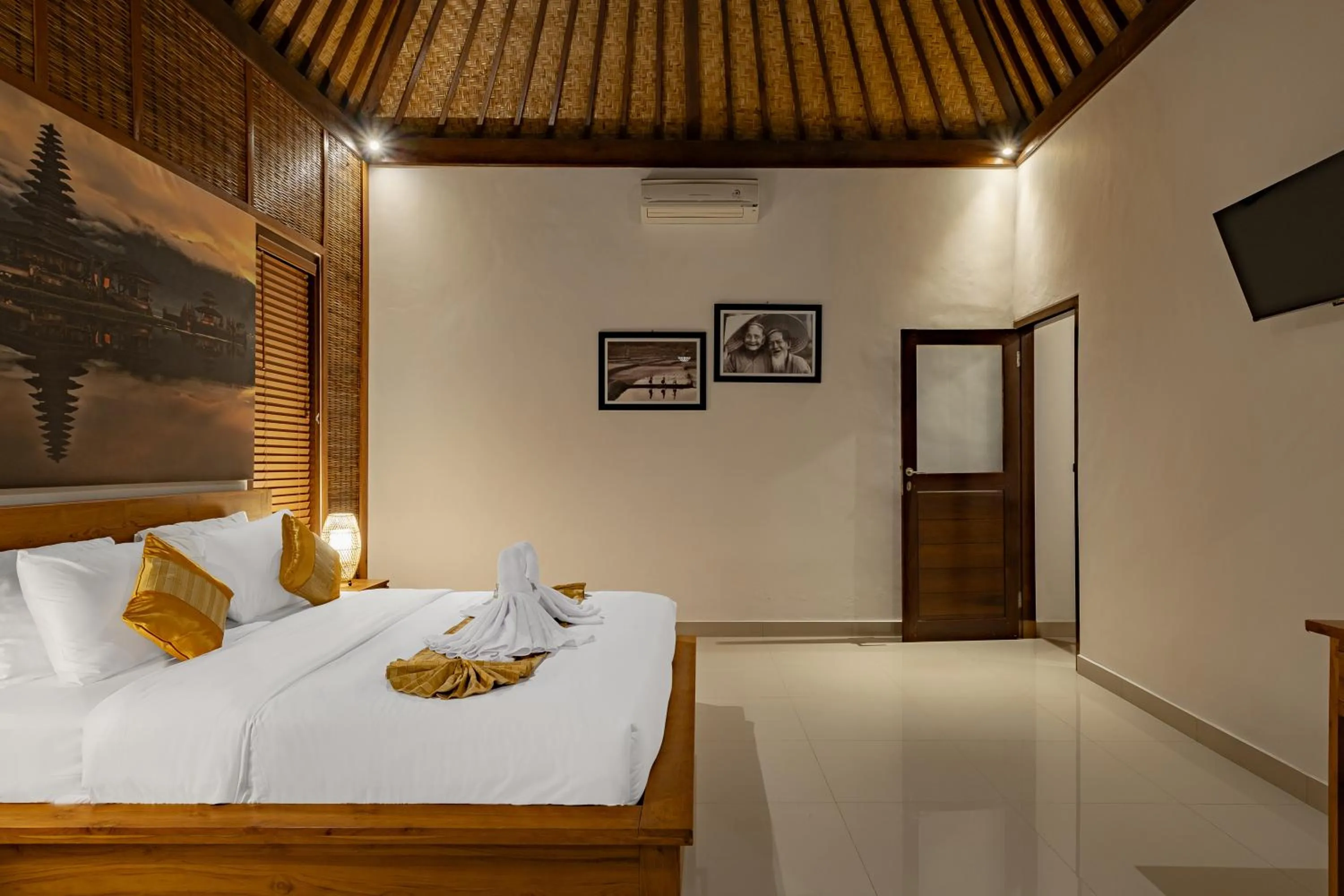 Bed in Villa Wananta
