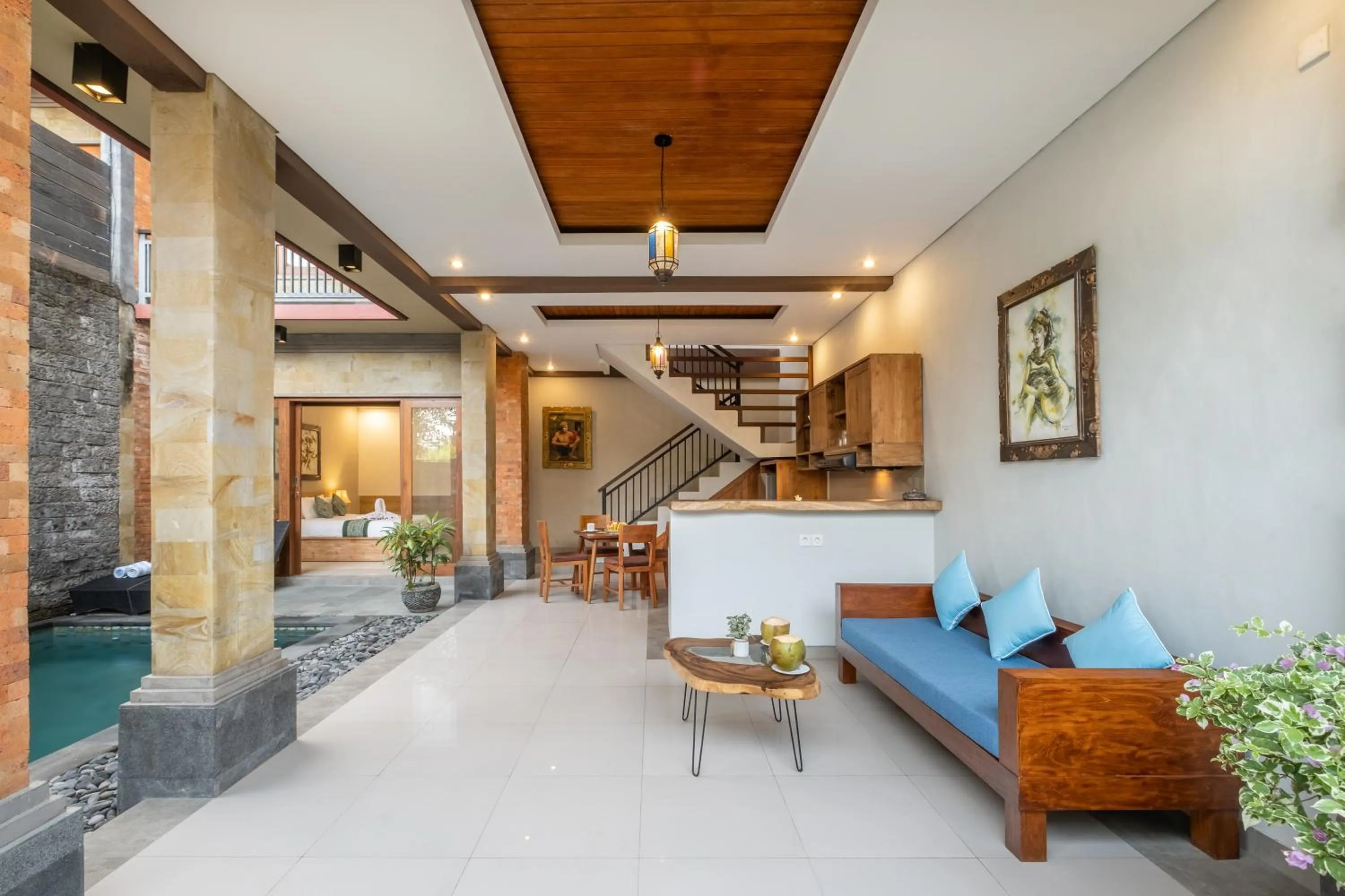 Living room in Villa Wananta