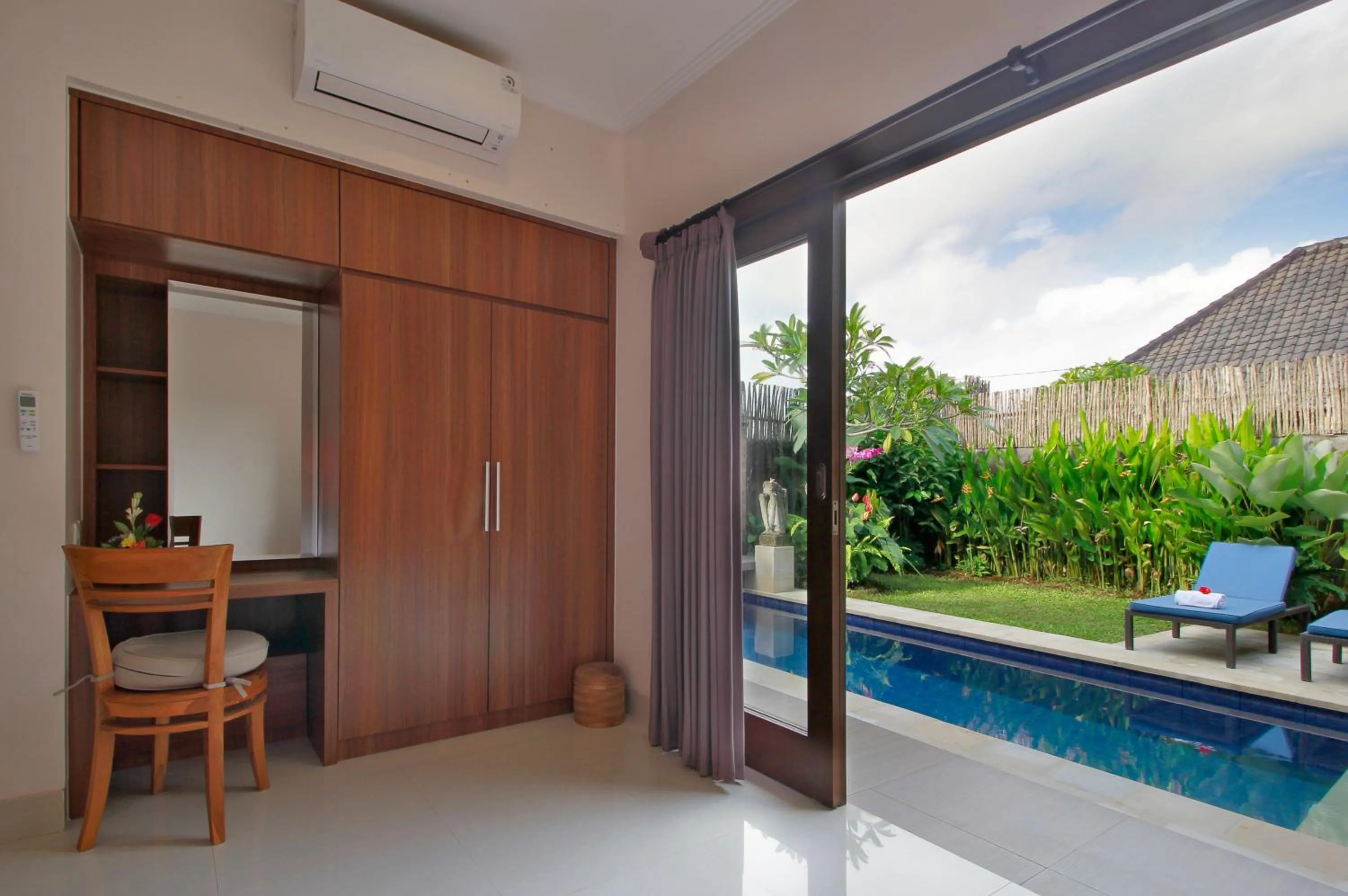 Garden view in Villa Wananta