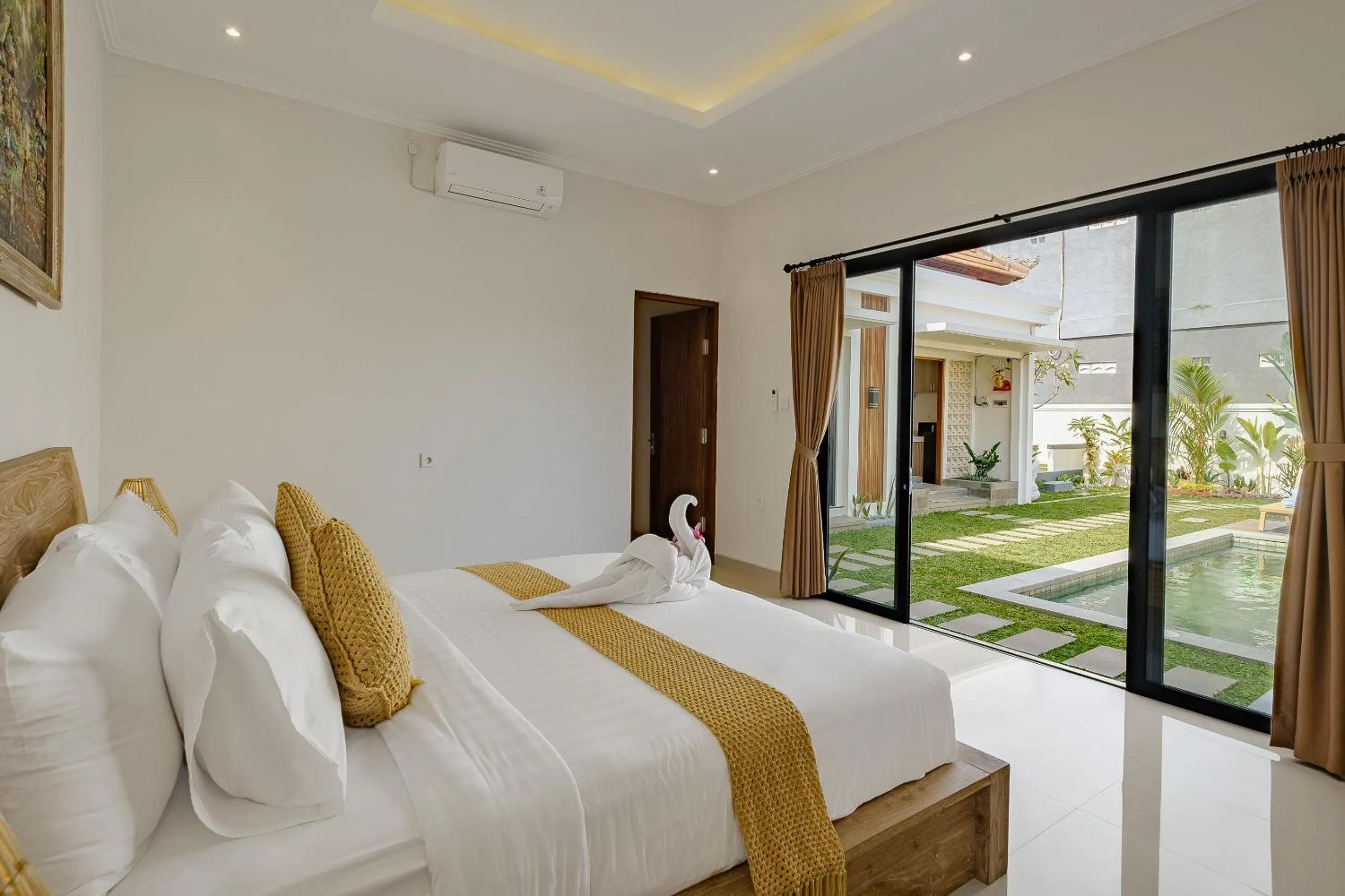 Bed in Villa Wananta