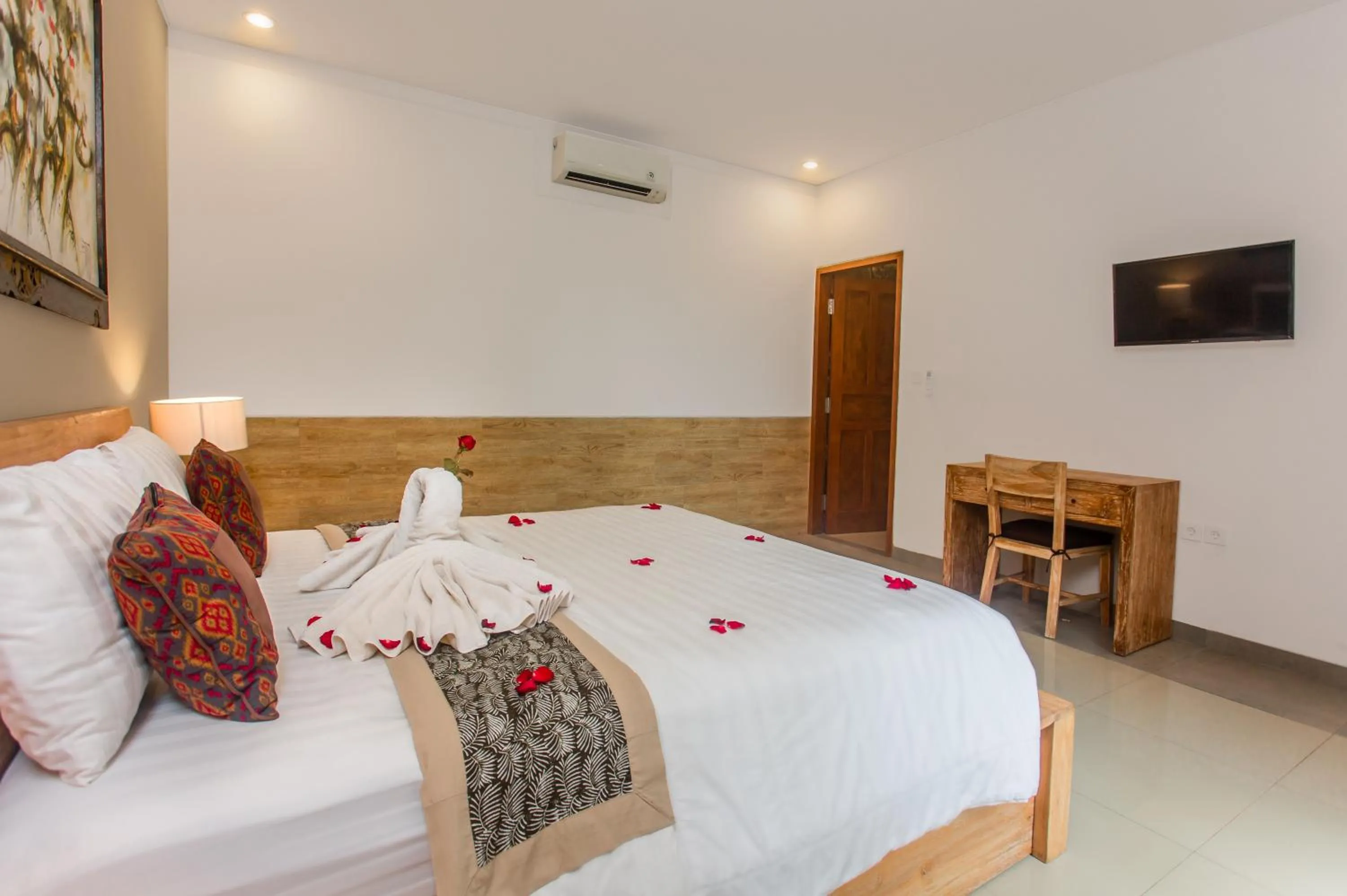 Bed in Villa Wananta