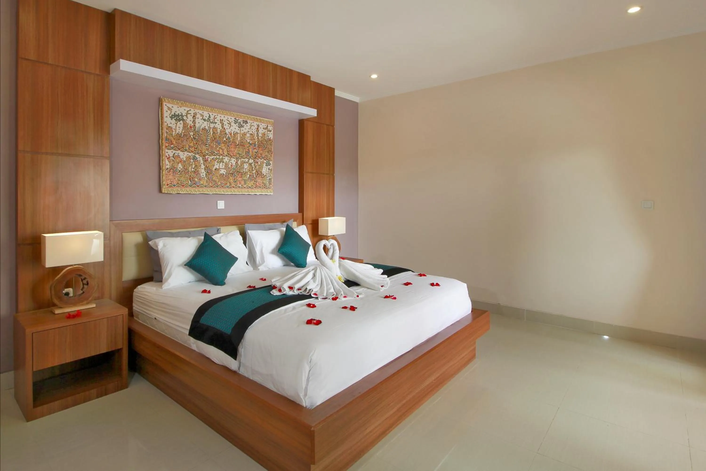 Bed in Villa Wananta
