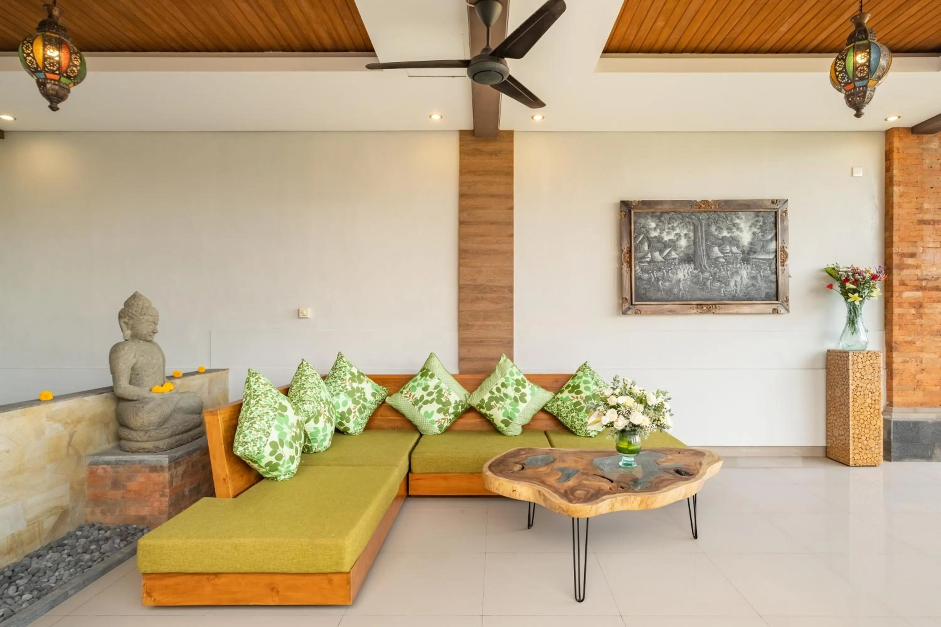 Living room in Villa Wananta