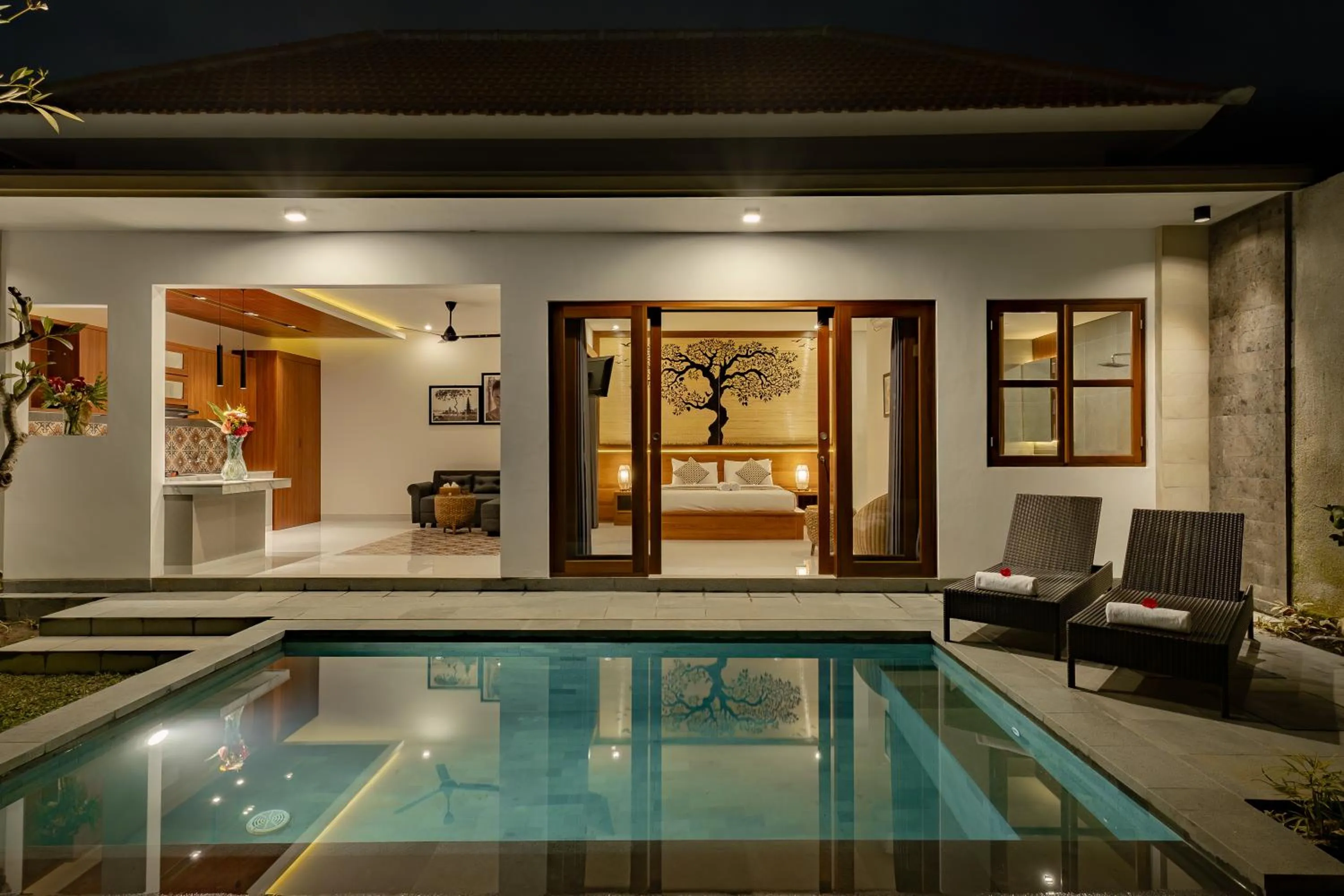 Living room in Villa Wananta