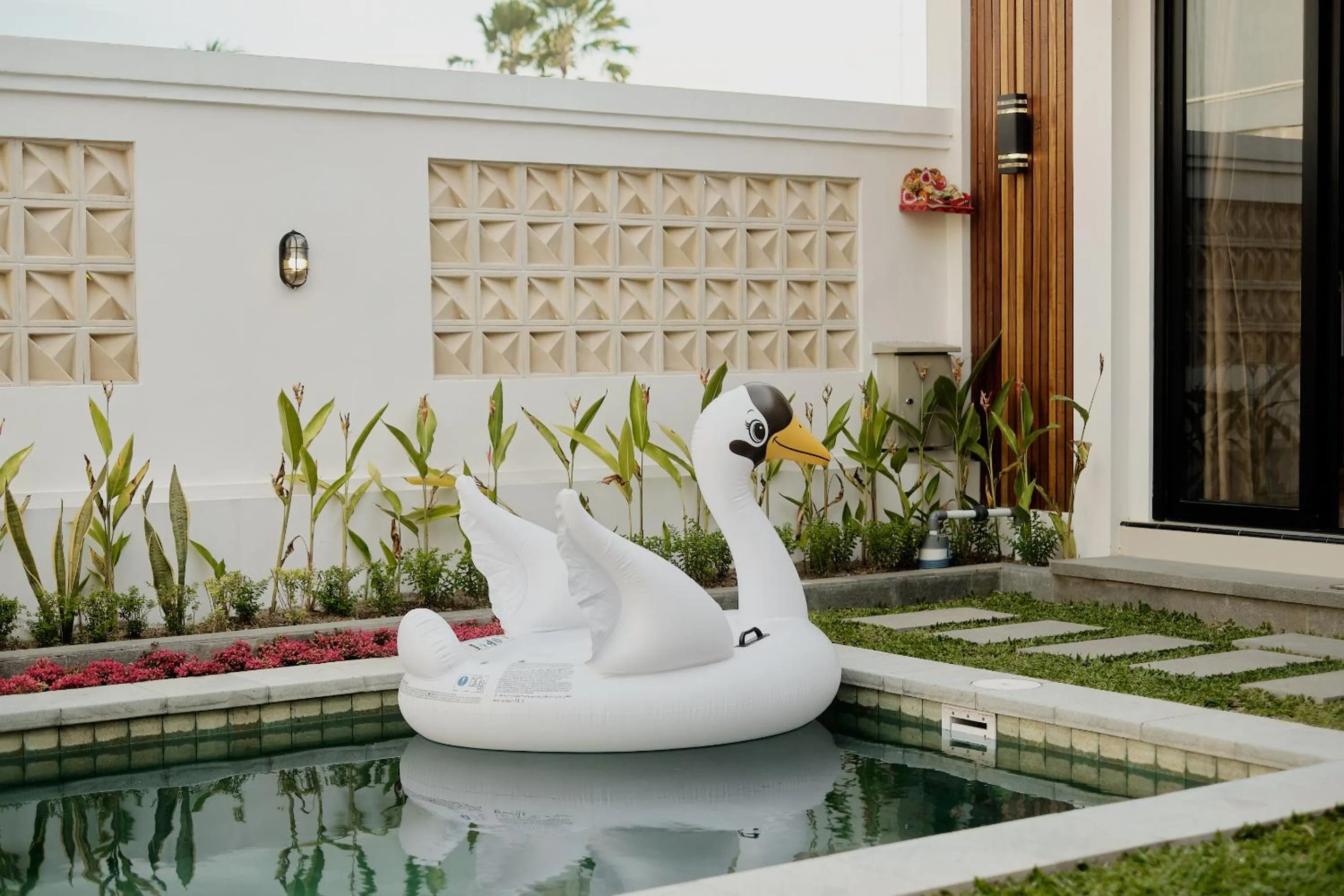 Garden view in Villa Wananta