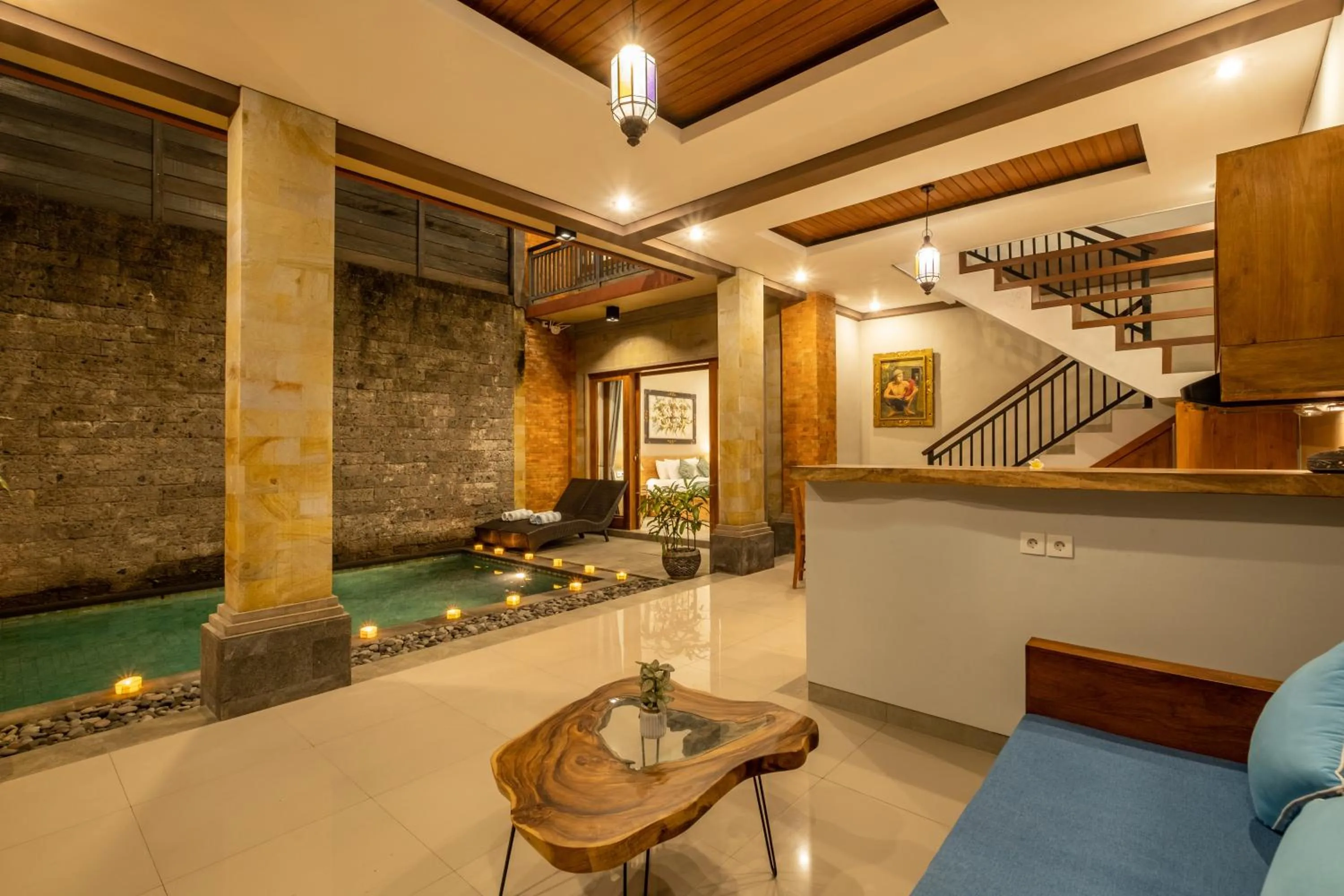 Living room in Villa Wananta