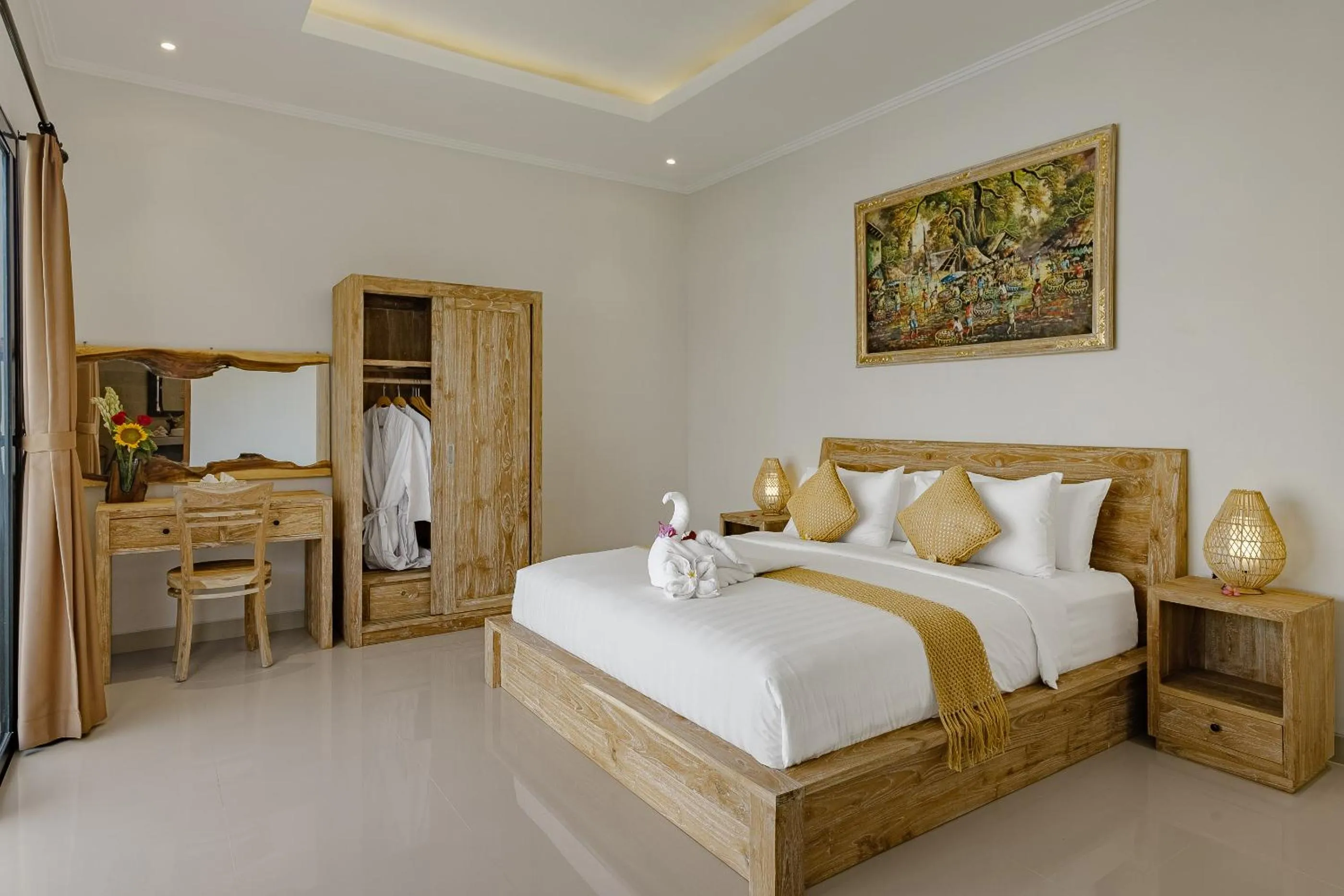 Bed in Villa Wananta
