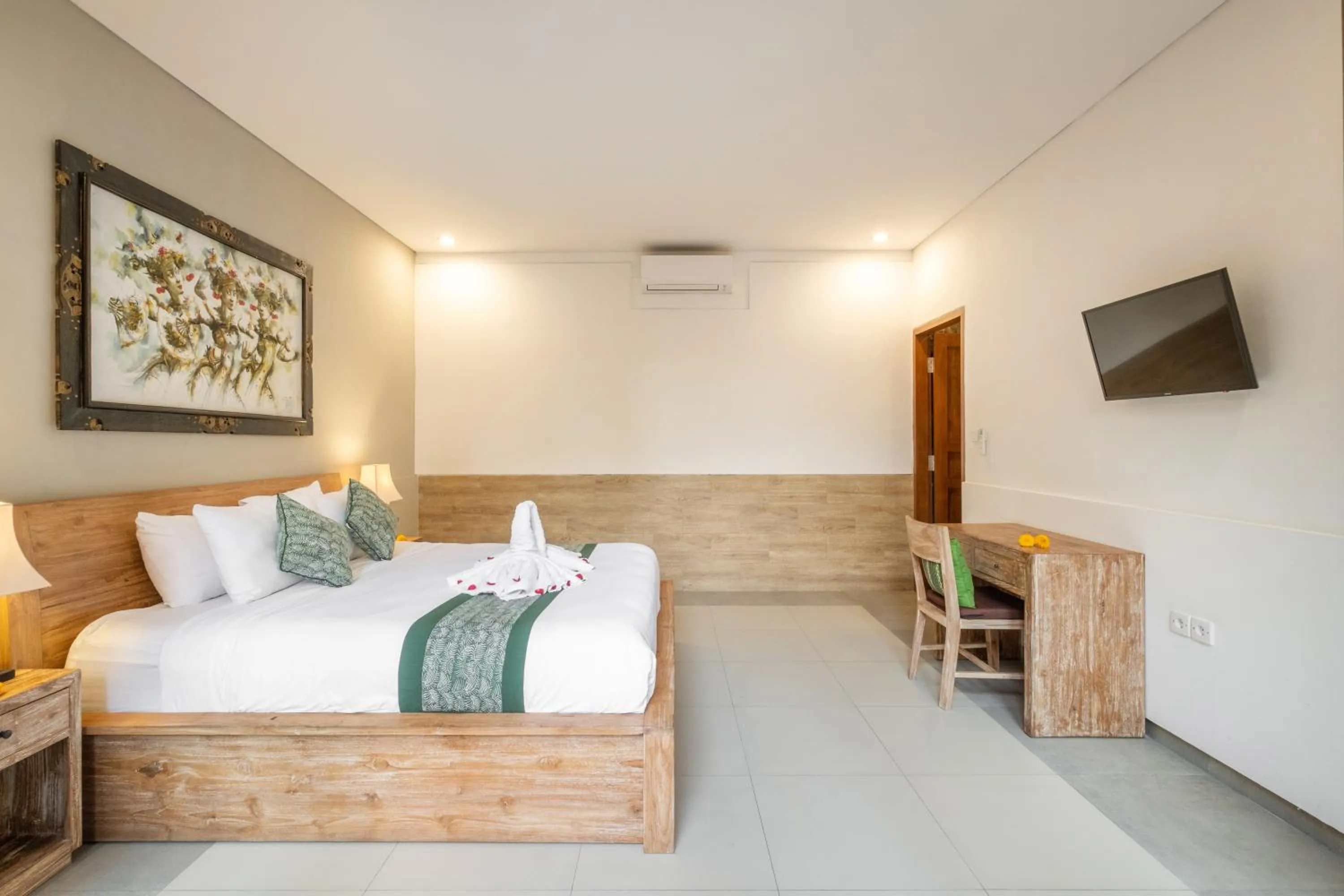 Bed in Villa Wananta