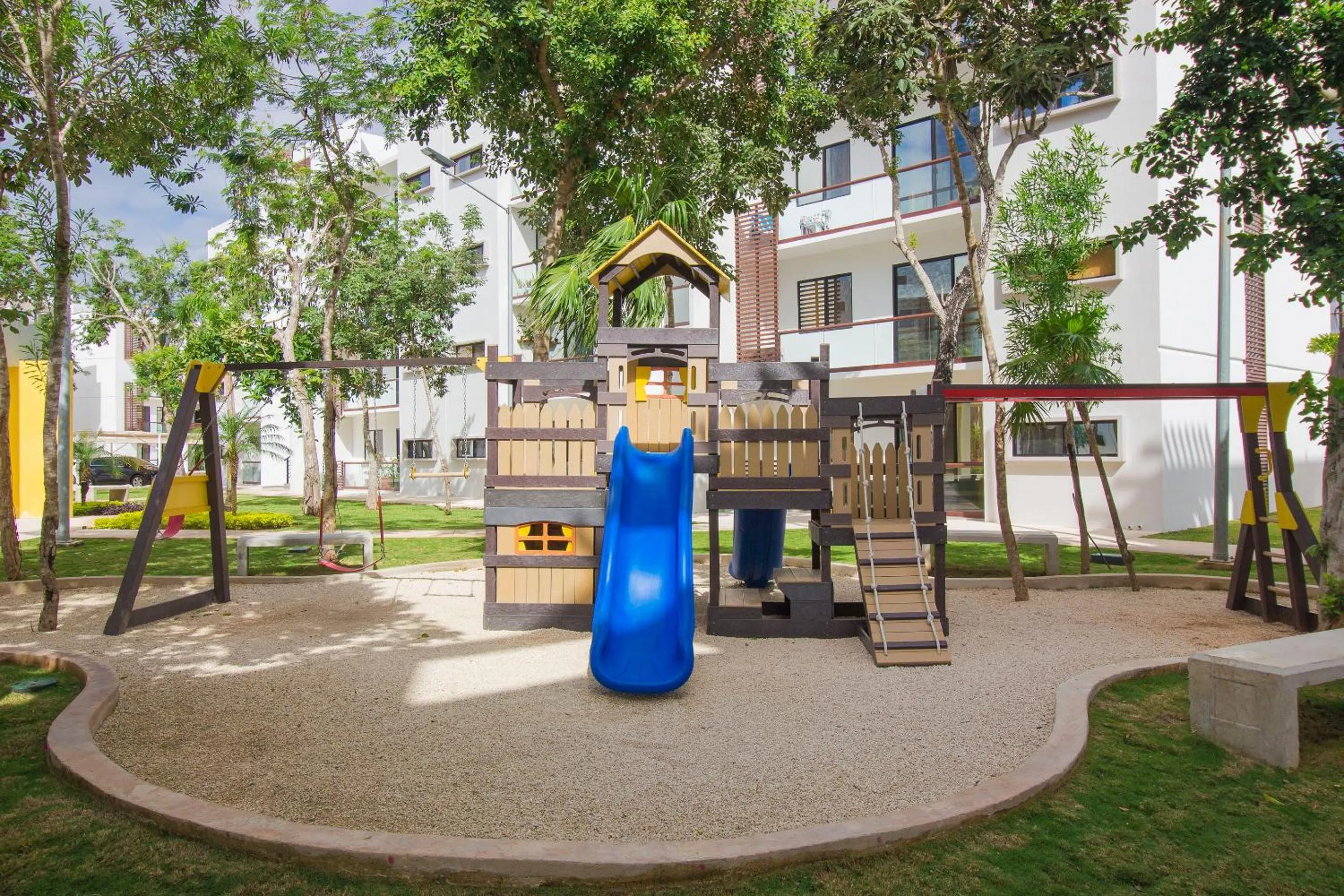 Children play ground in Bright & Relaxing Full Apartment