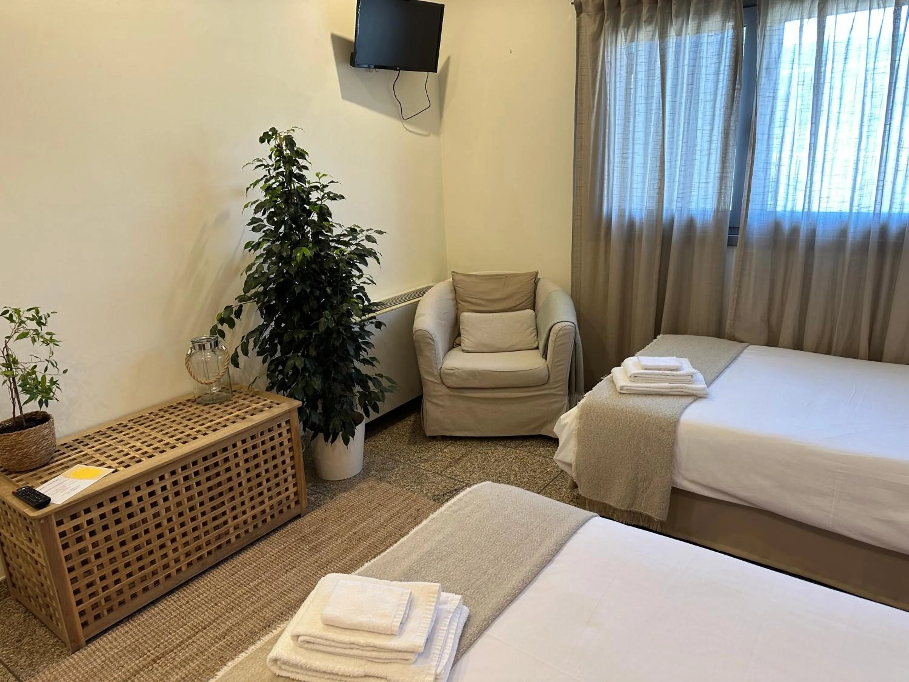 Bed in Casa de Praia Guest House