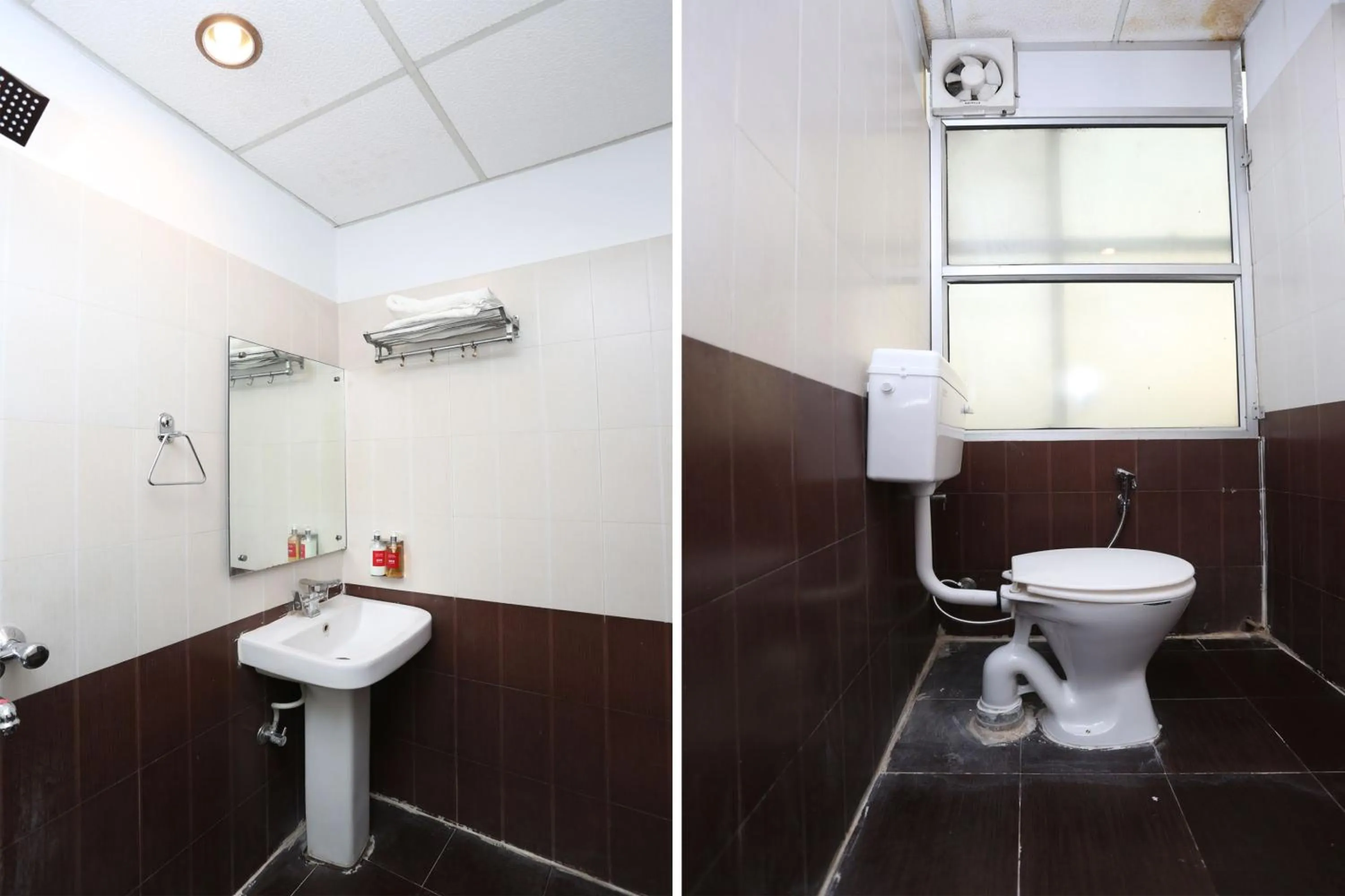 Bathroom in Collection O R K International Near Gautam Buddha Park
