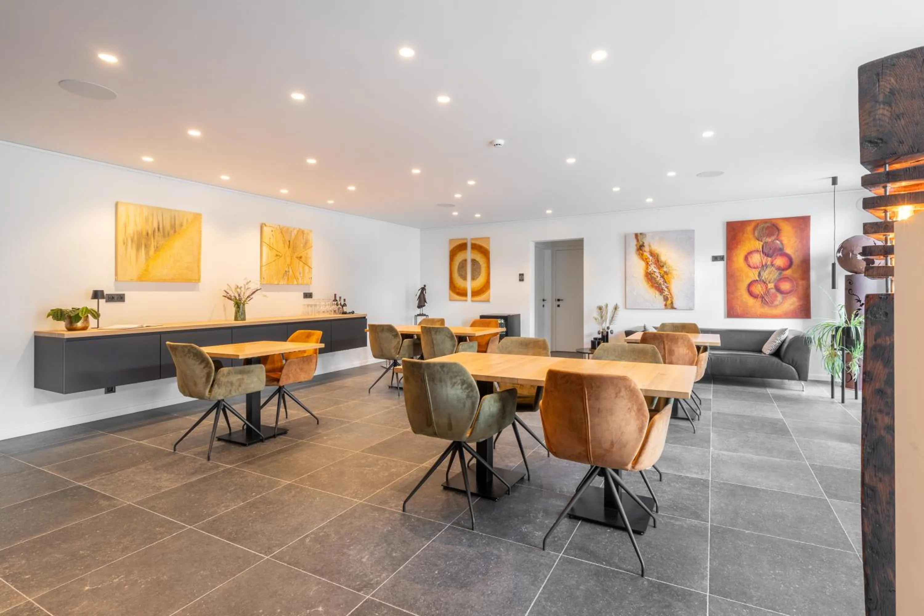 Seating area in B&B Punto Vélo