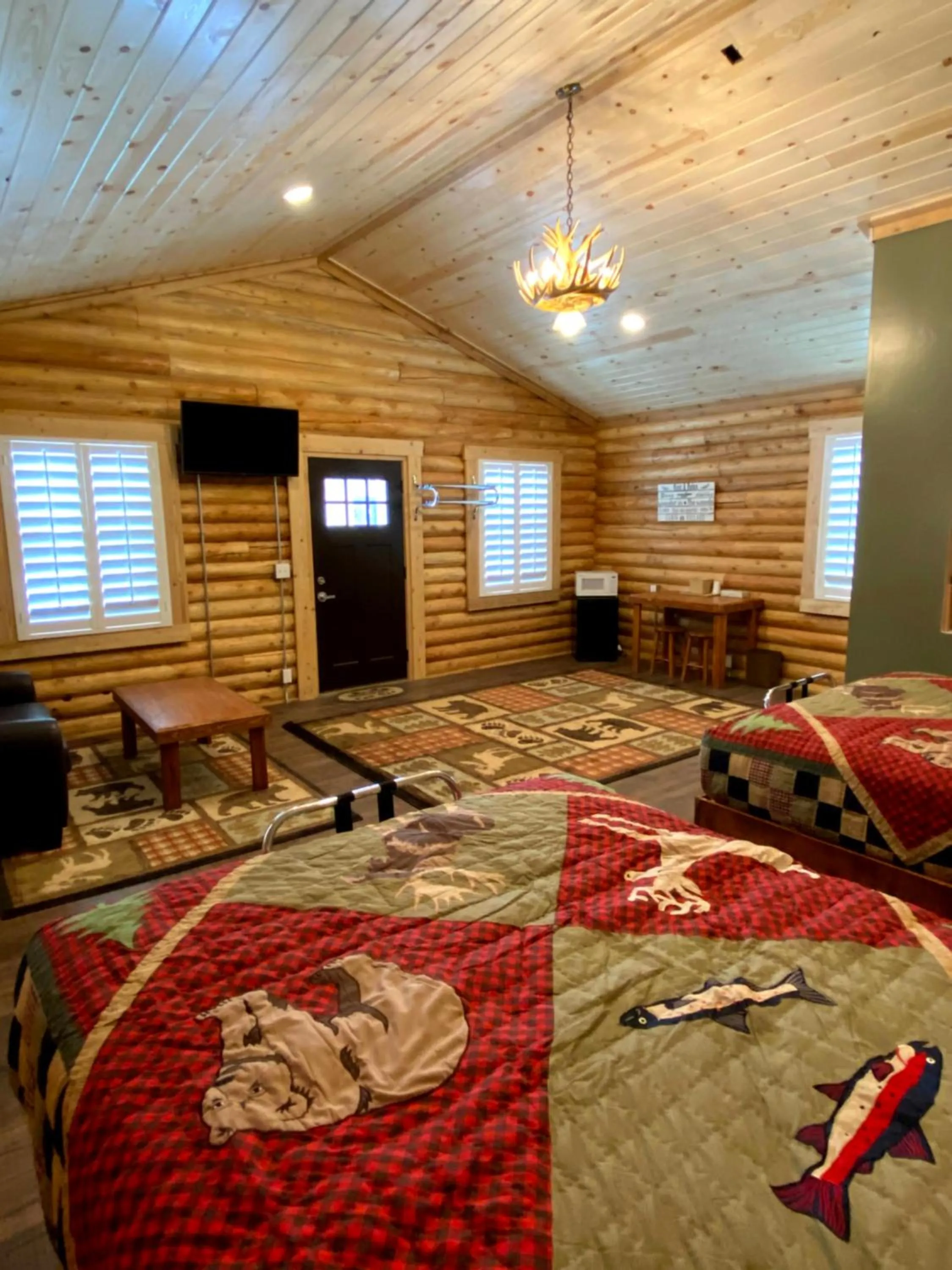 Bed in Cabin Village