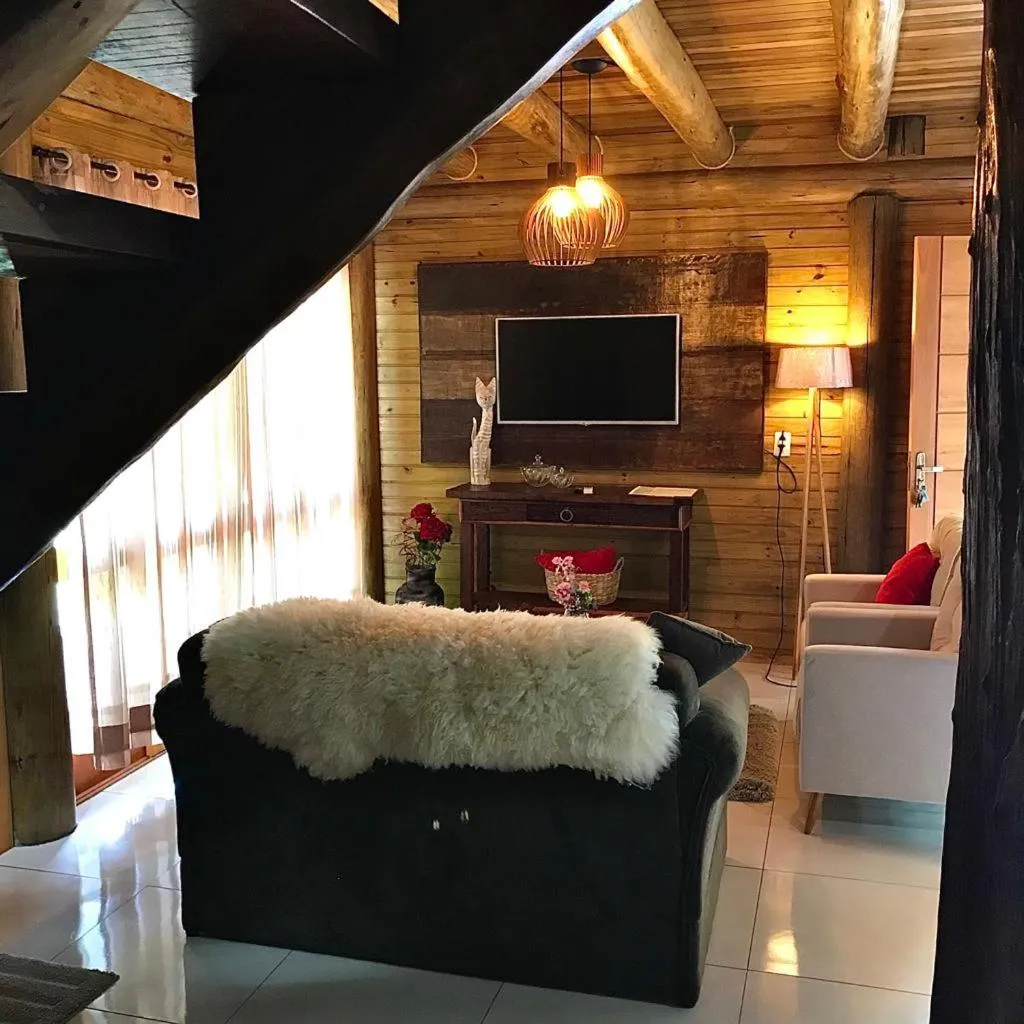 Living room in Pousada Village dos Canyons