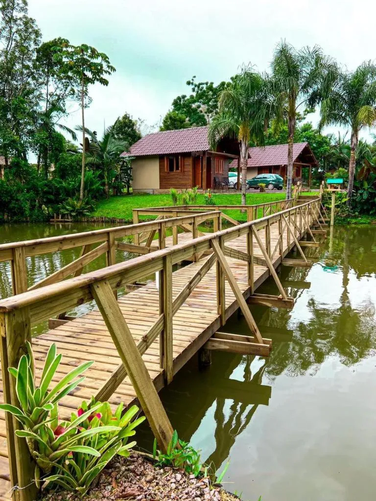 Lake view in Pousada Village dos Canyons