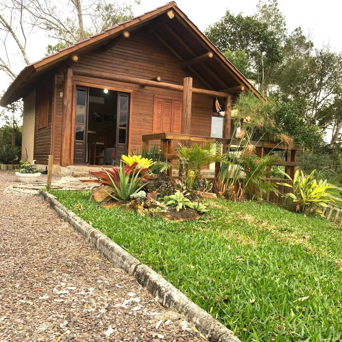 Garden view in Pousada Village dos Canyons
