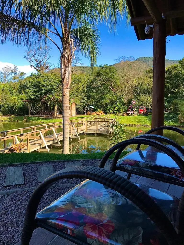 Garden view in Pousada Village dos Canyons