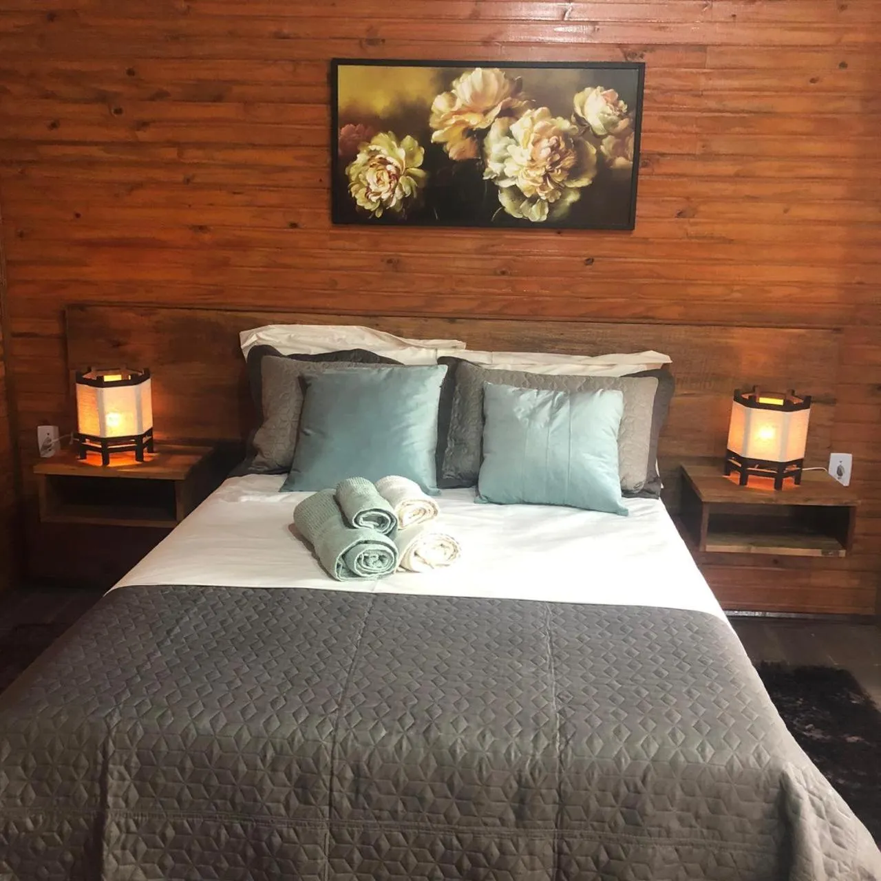 Bed in Pousada Village dos Canyons