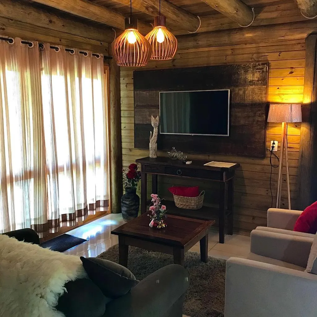 Living room in Pousada Village dos Canyons