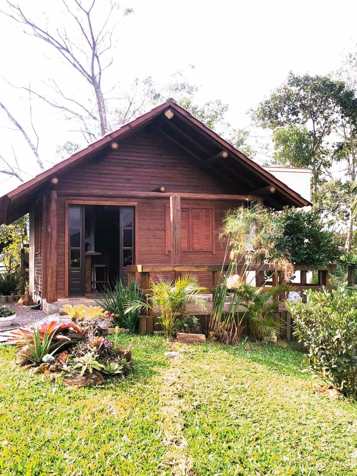 Garden view in Pousada Village dos Canyons