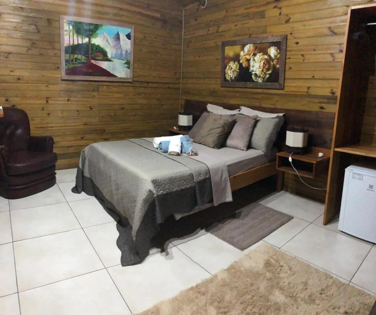 Bed in Pousada Village dos Canyons