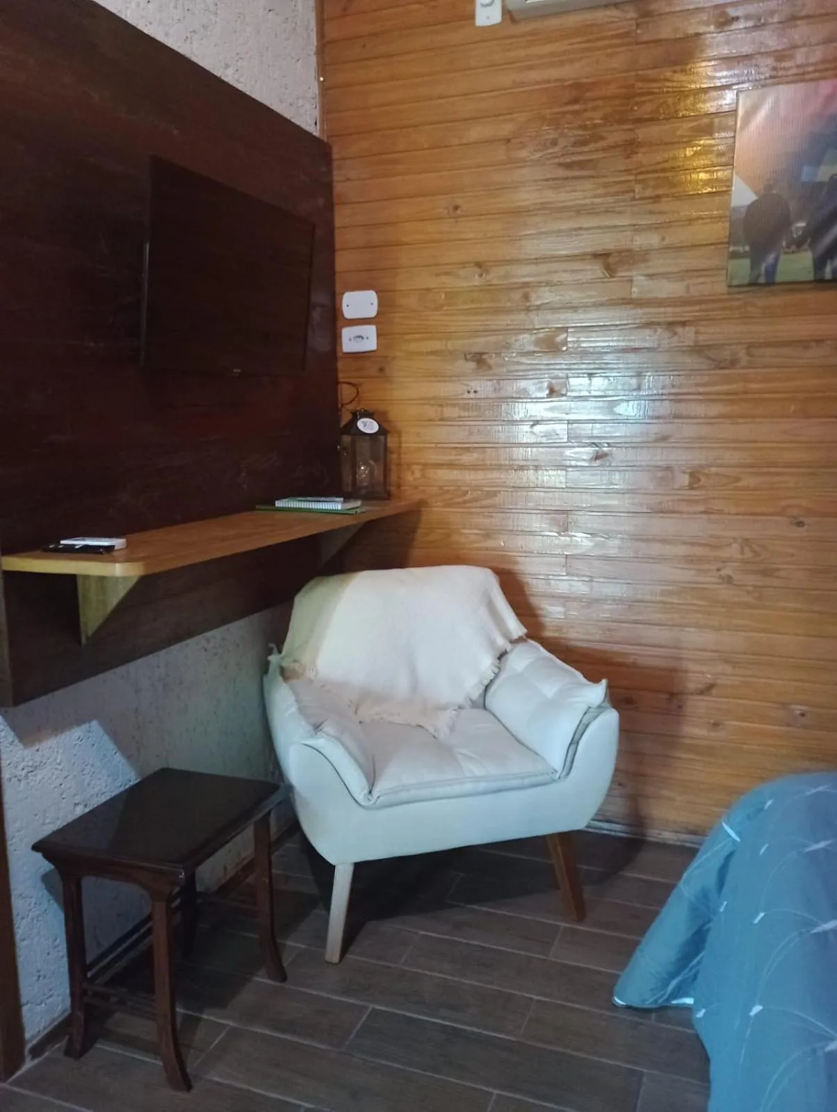 Seating area, Bed in Pousada Village dos Canyons