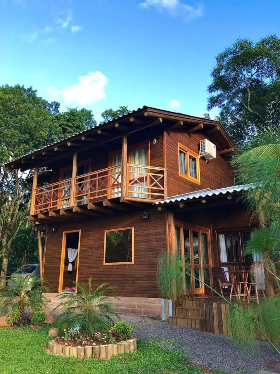 Garden view in Pousada Village dos Canyons