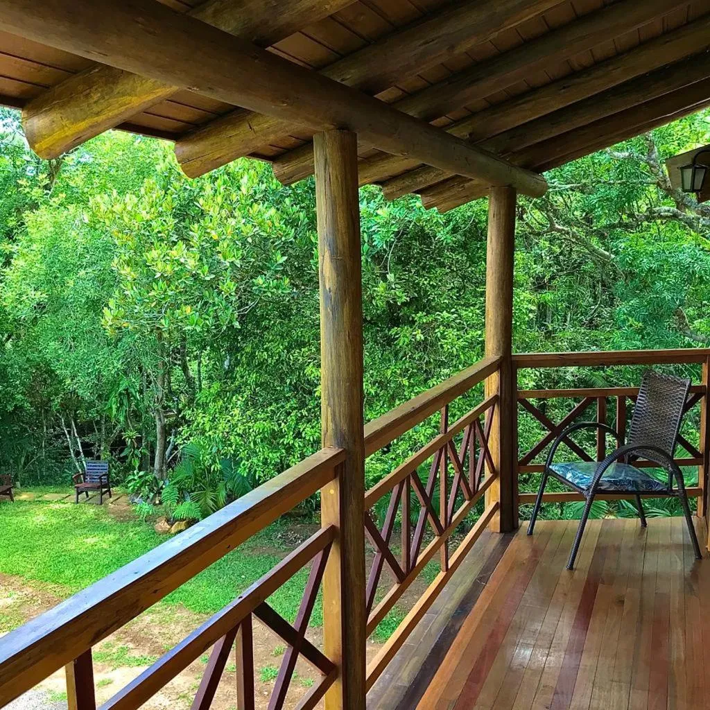 Balcony/Terrace in Pousada Village dos Canyons