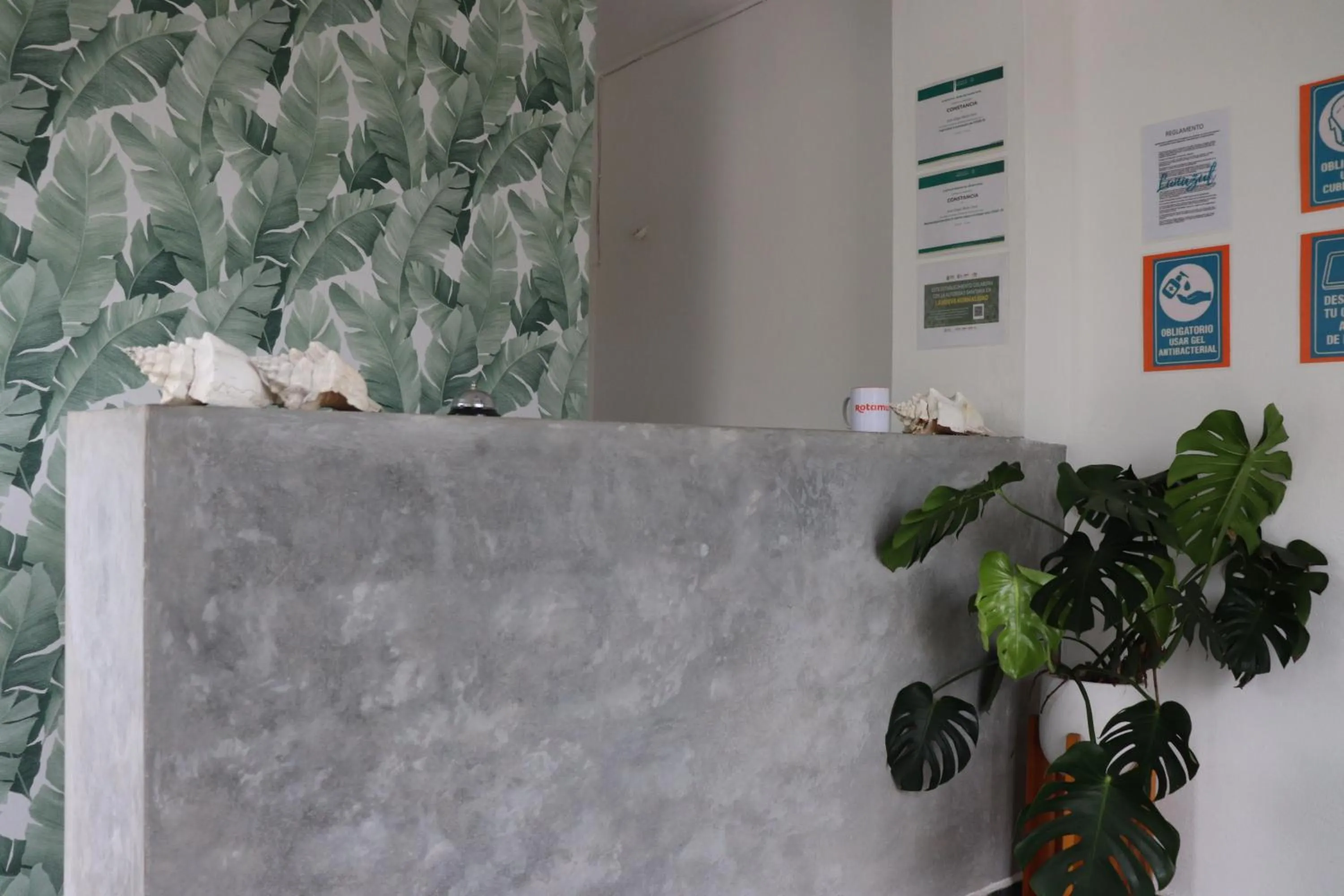 Lobby or reception in Hotel Lunazul In Costa Esmeralda