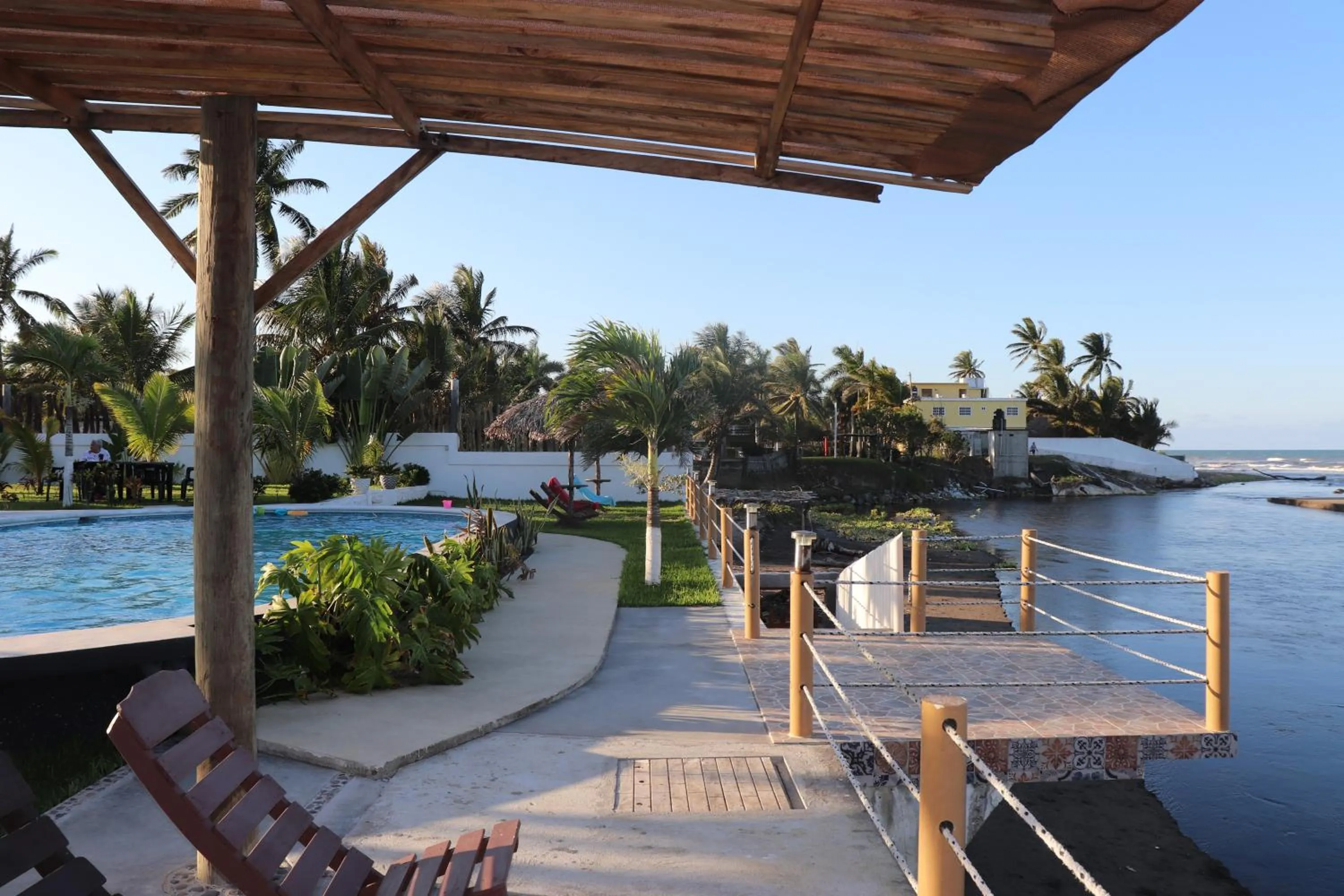 Swimming pool in Hotel Lunazul In Costa Esmeralda
