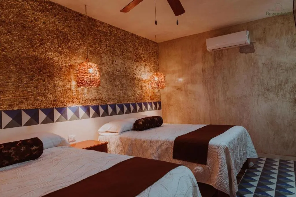 Photo of the whole room, Bed in Hotel Boutique Bugambilias