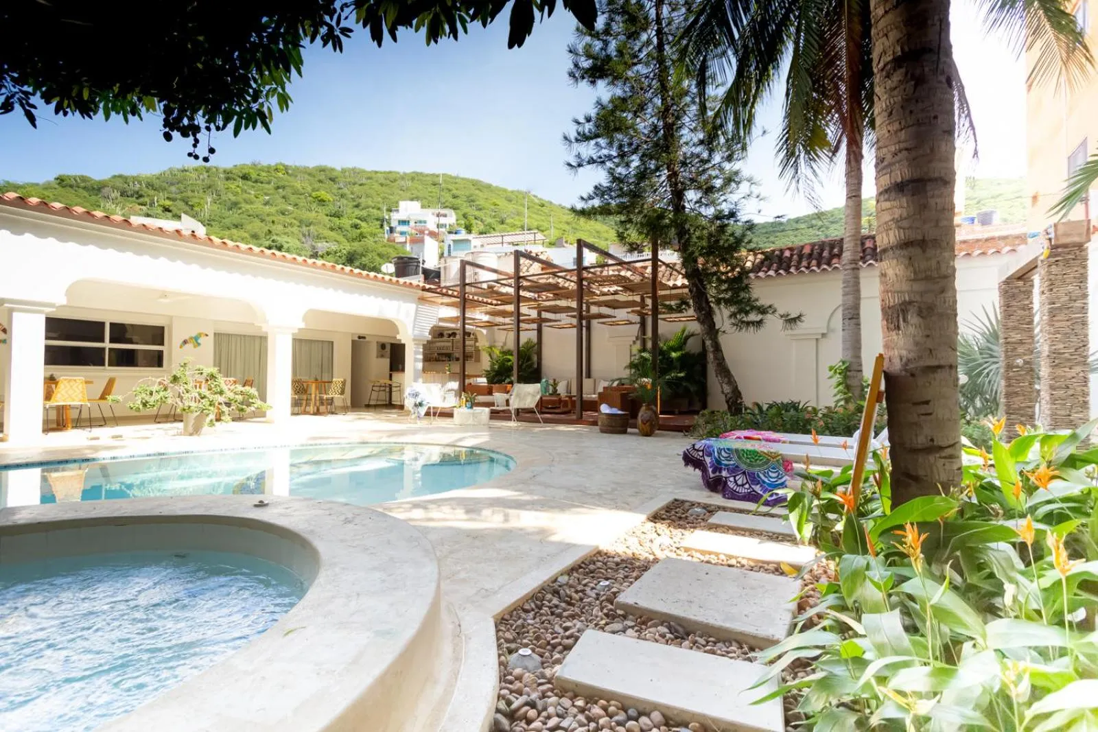 Pool view in Hotel Mandalas House by DOT Boutique
