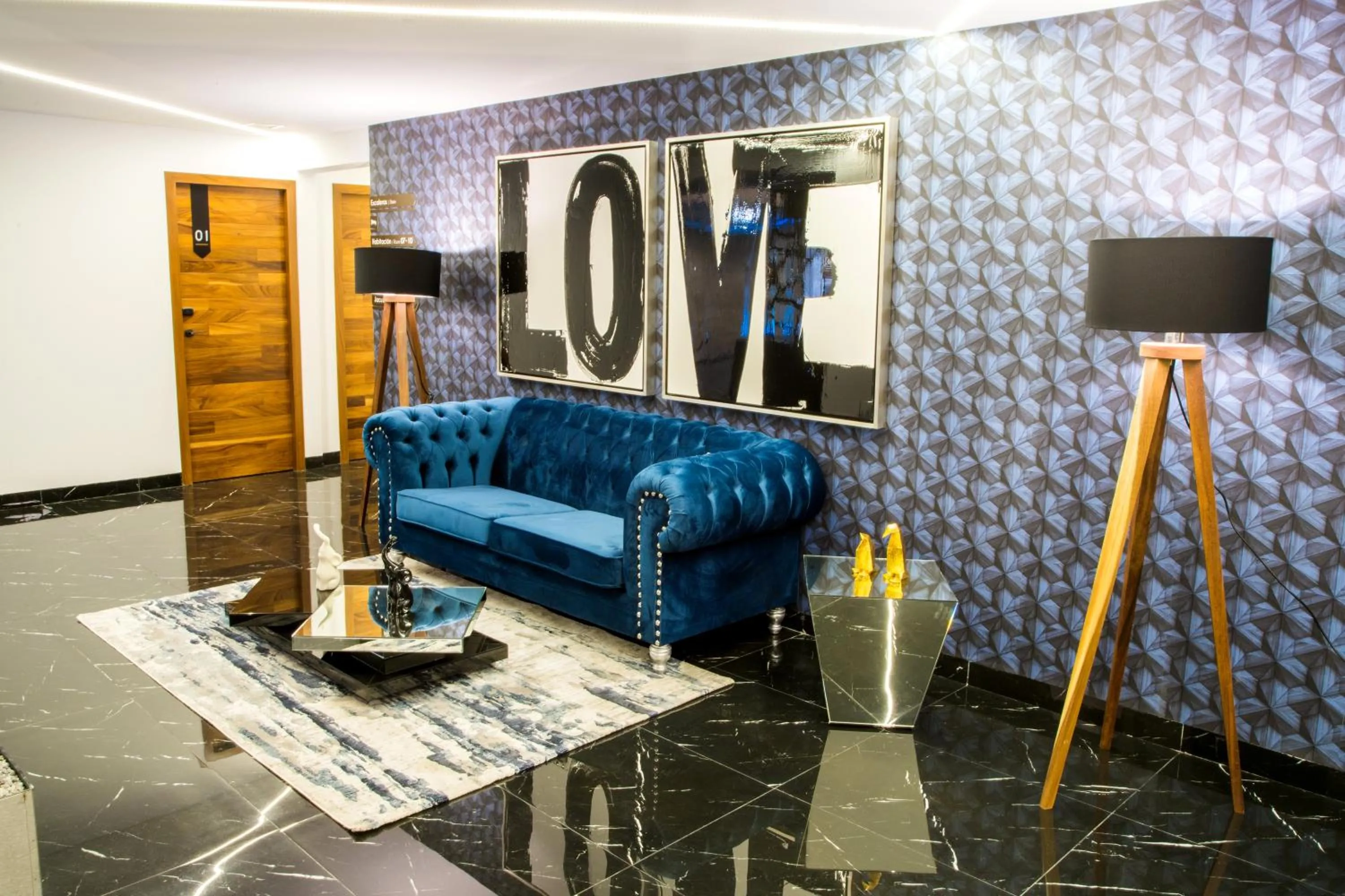 Living room in Ramë Hotel Boutique