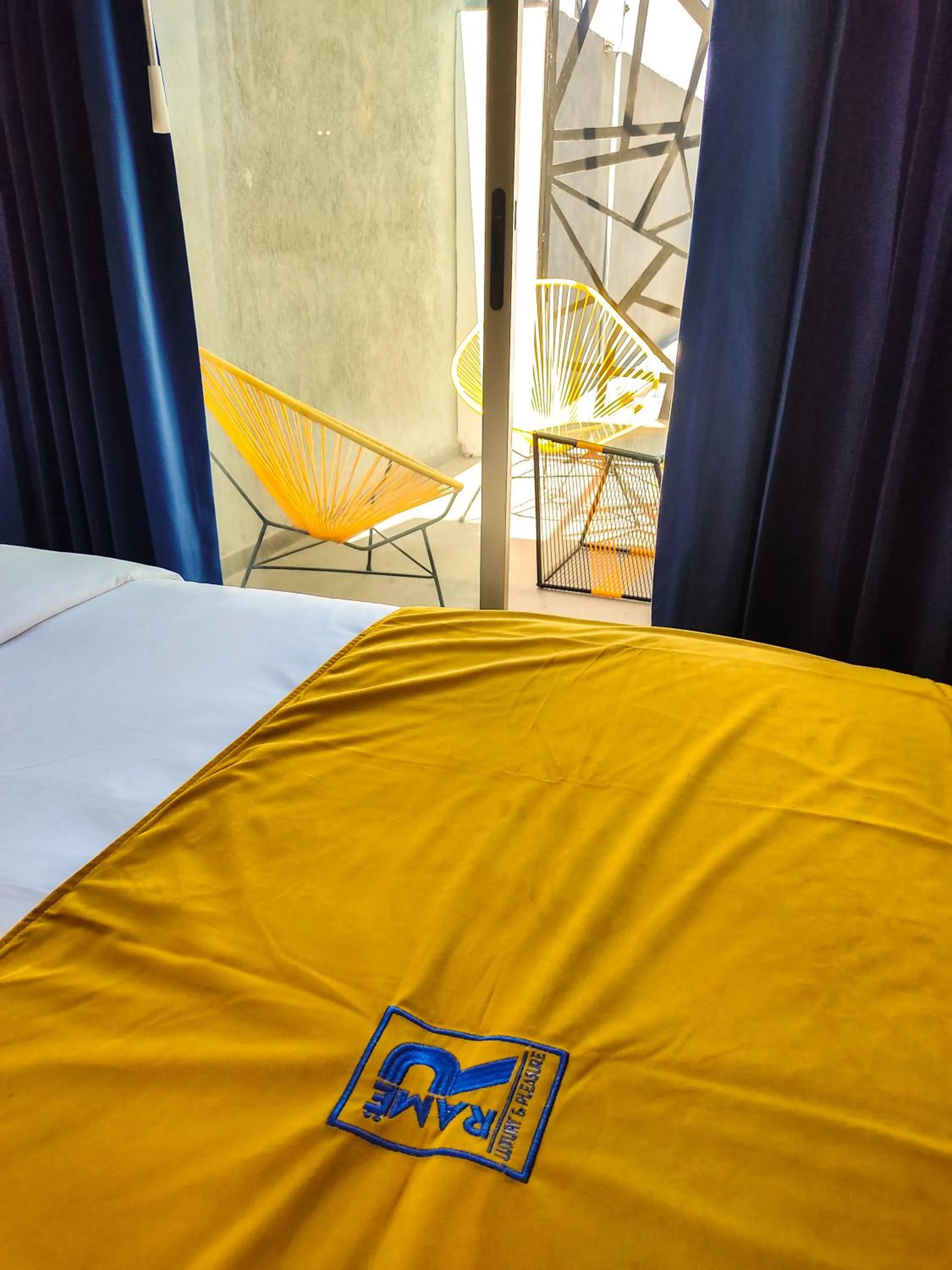 Balcony/Terrace, Bed in Ramë Hotel Boutique