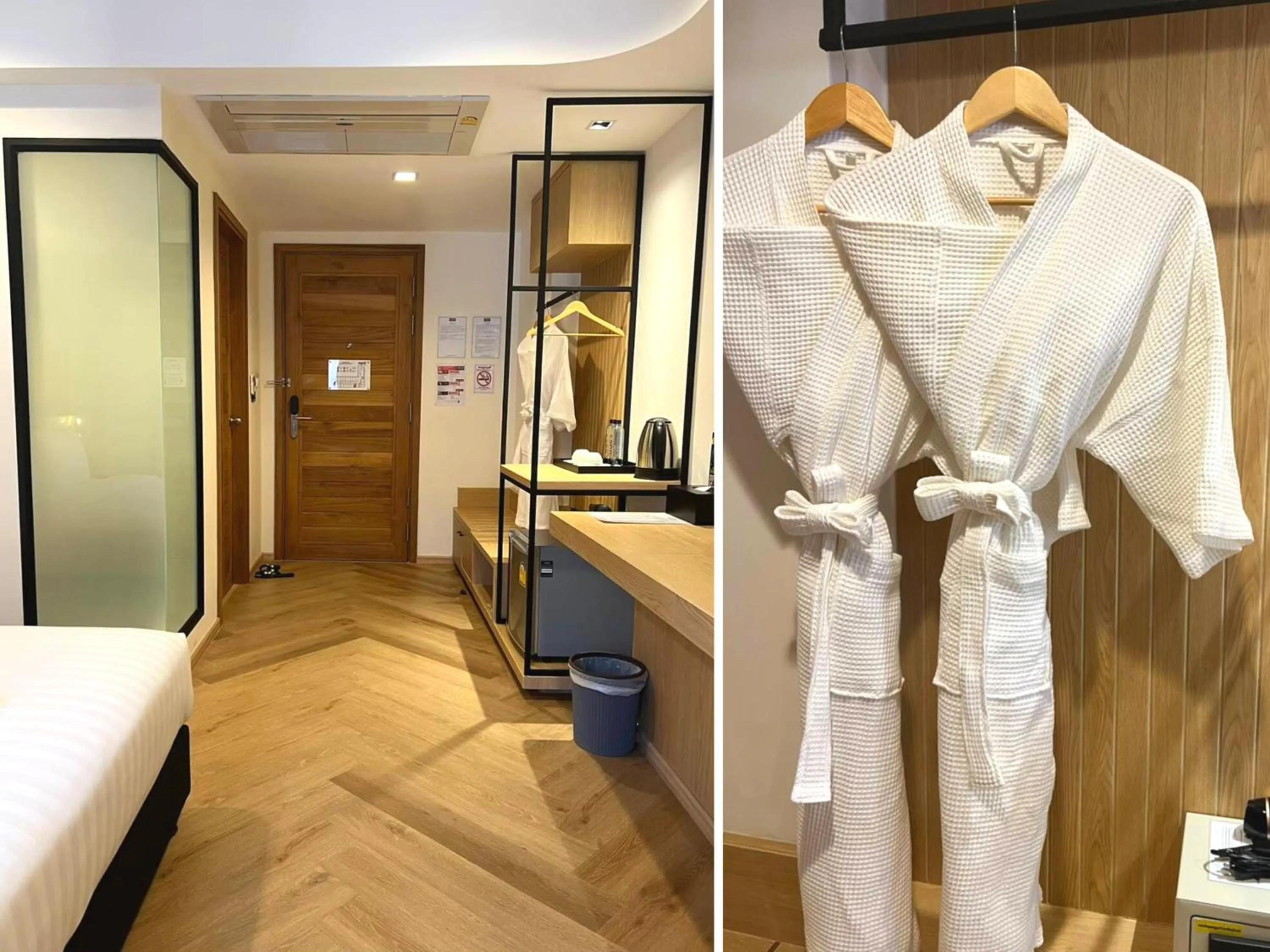 wardrobe, Bed in Sann Boutique Hotel