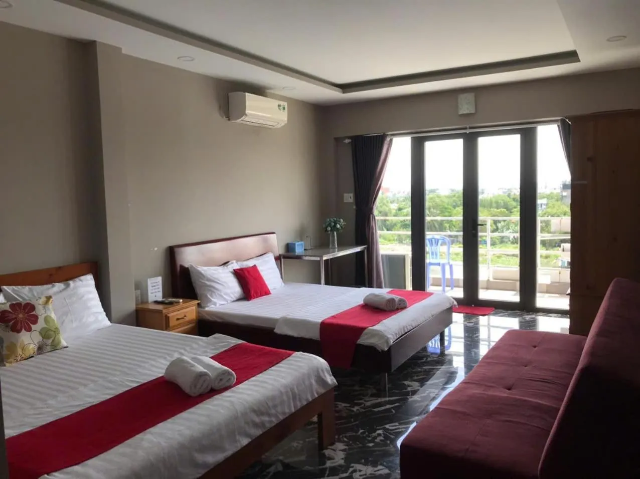 Bedroom, Bed in Bờ Sông Hotel