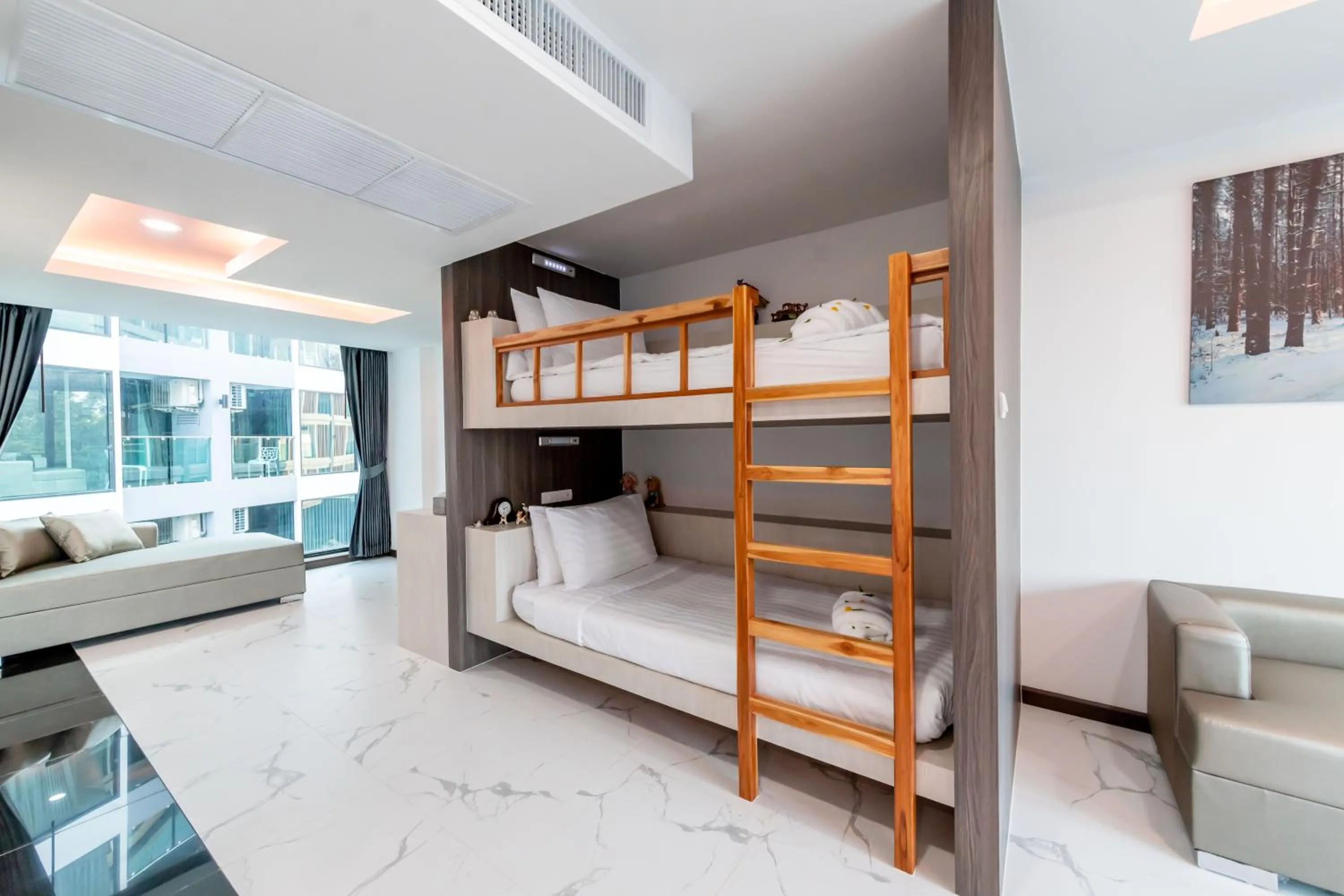 Bed in The Proud Hotel Pattaya - SHA Certified