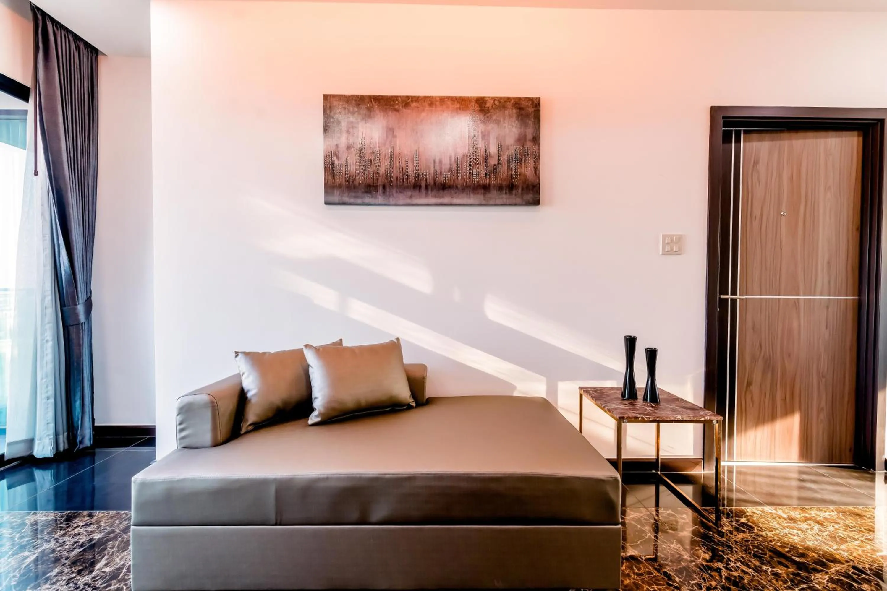 Bed in The Proud Hotel Pattaya - SHA Certified