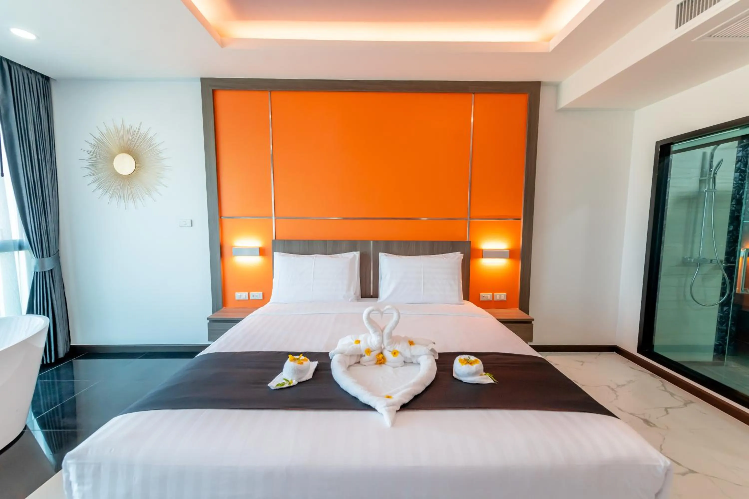Bed in The Proud Hotel Pattaya - SHA Certified