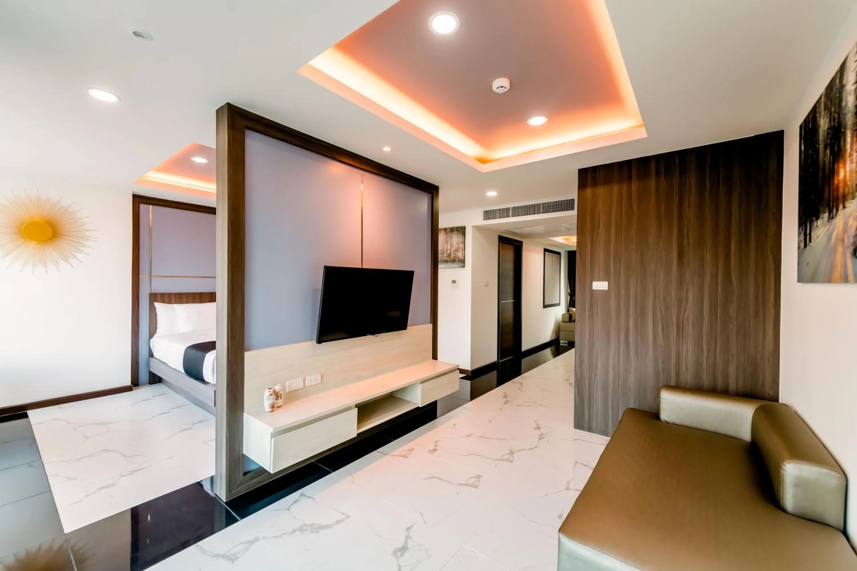 Bed in The Proud Hotel Pattaya - SHA Certified