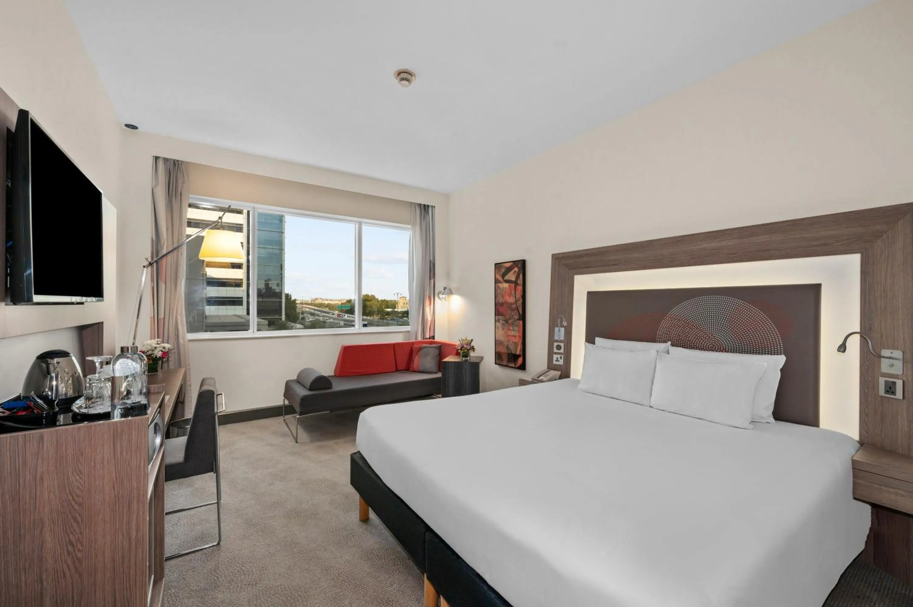 Bedroom, Bed in Novotel Dubai World Trade Centre