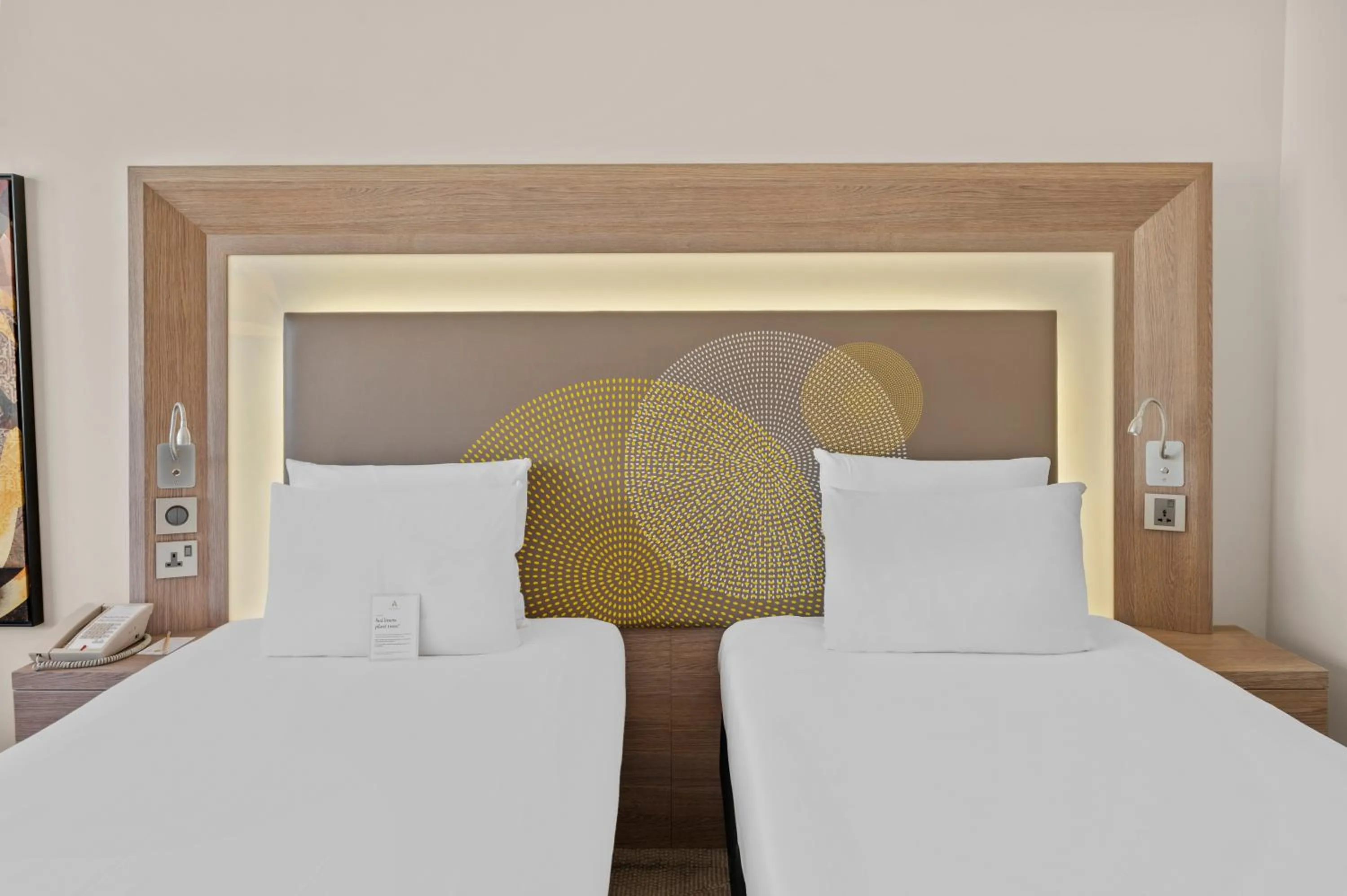 Bed in Novotel Dubai World Trade Centre