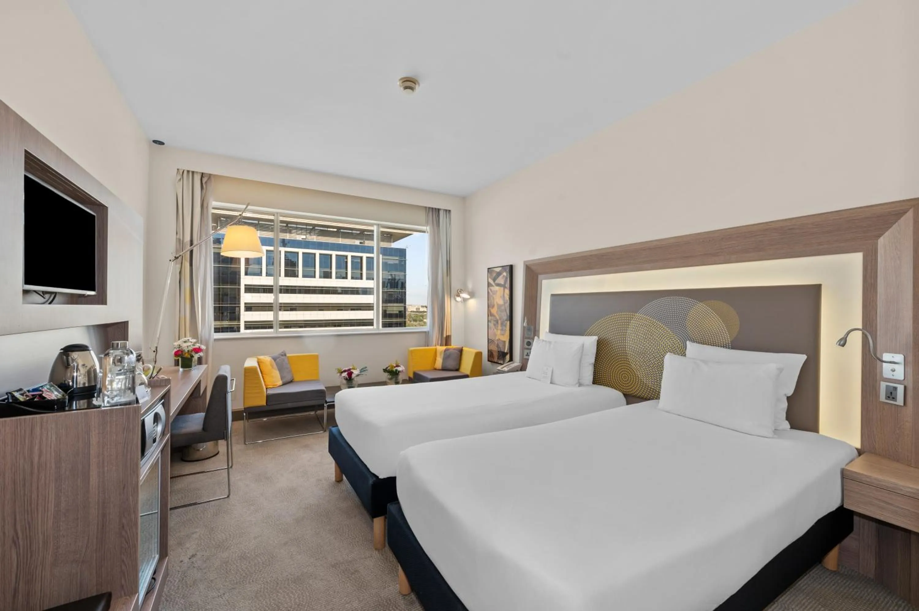 Bed in Novotel Dubai World Trade Centre