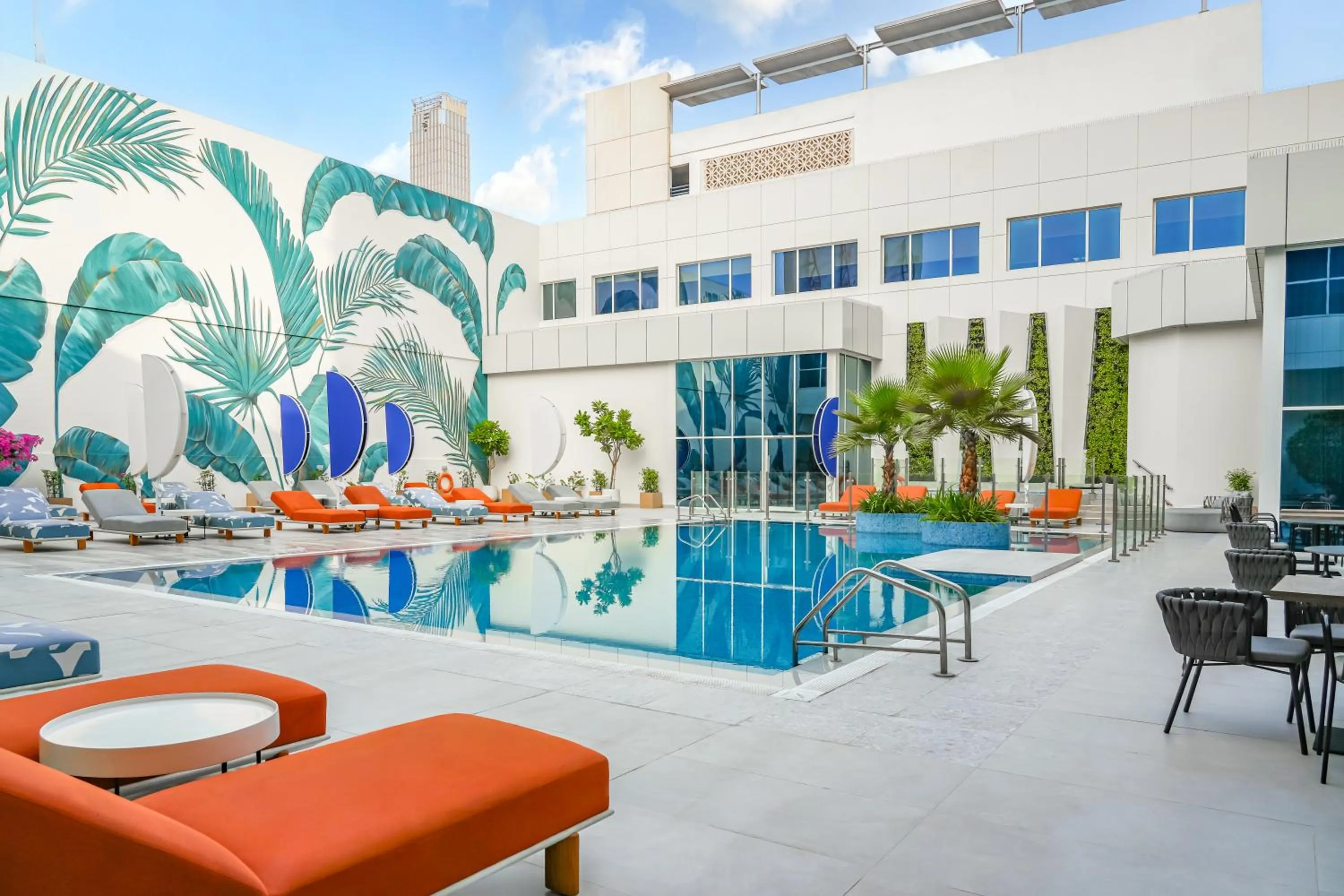 Swimming pool in Novotel Dubai World Trade Centre