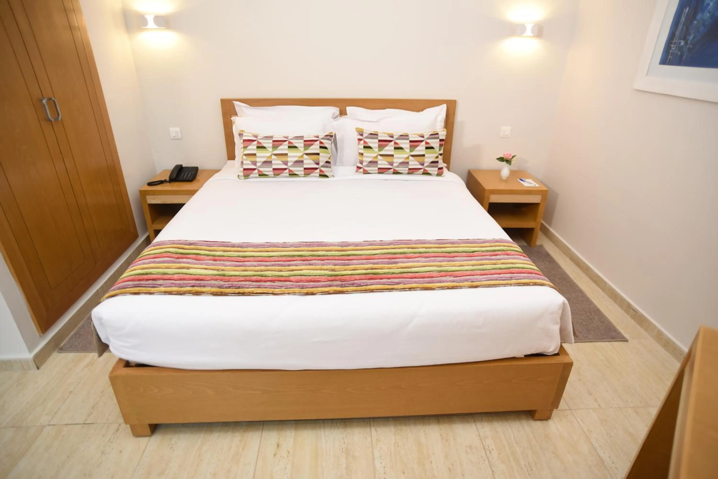 Photo of the whole room, Bed in Downtown Tunis Hotel