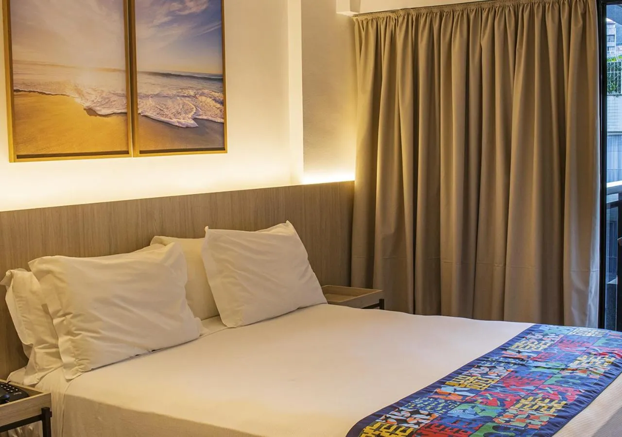 Bedroom, Bed in Anna Suites Ipanema by Arena Hotéis