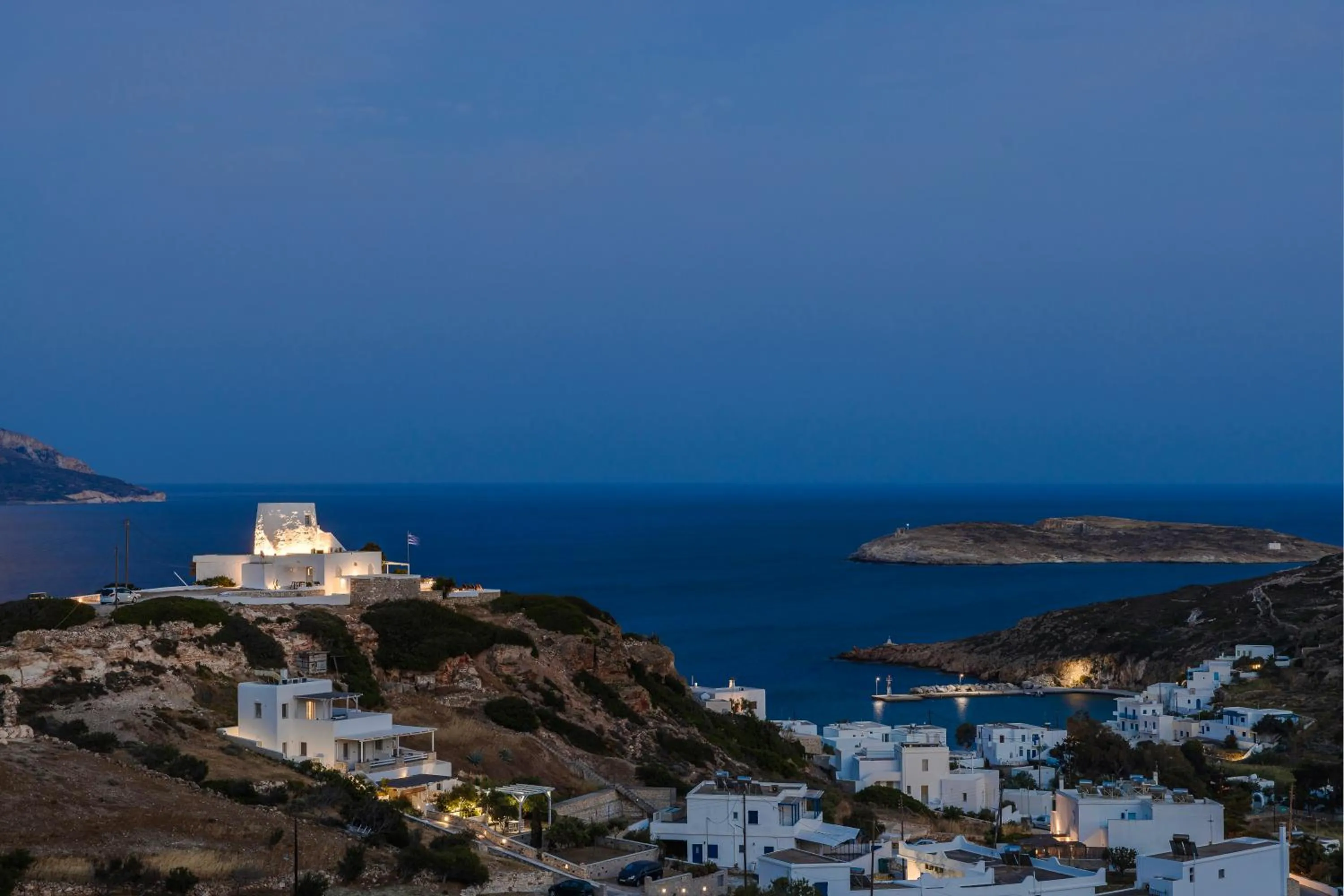 Bird's eye view in The Windmill Kimolos