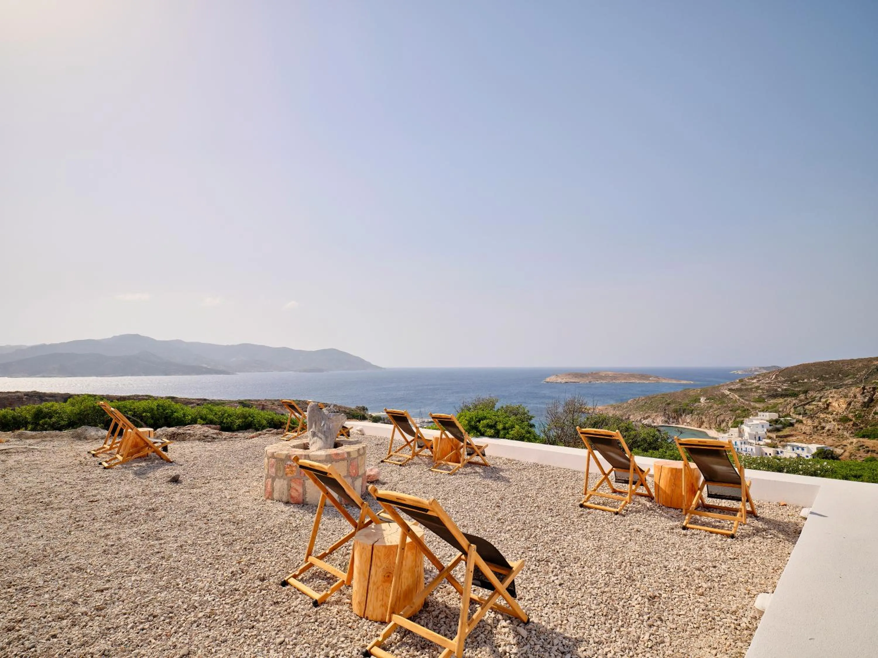 sunbed in The Windmill Kimolos