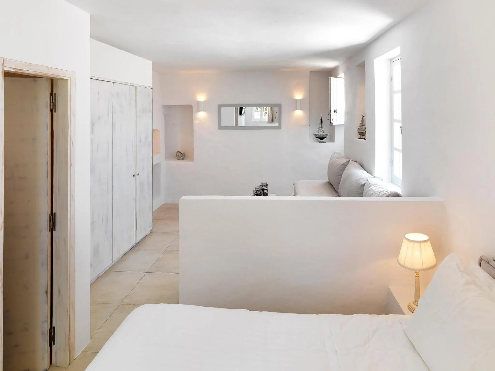 Bed in The Windmill Kimolos