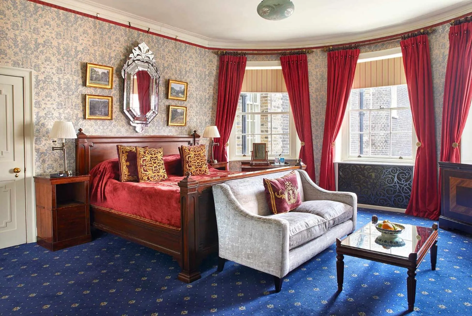 Seating area, Bed in Home House - Private Member's Club